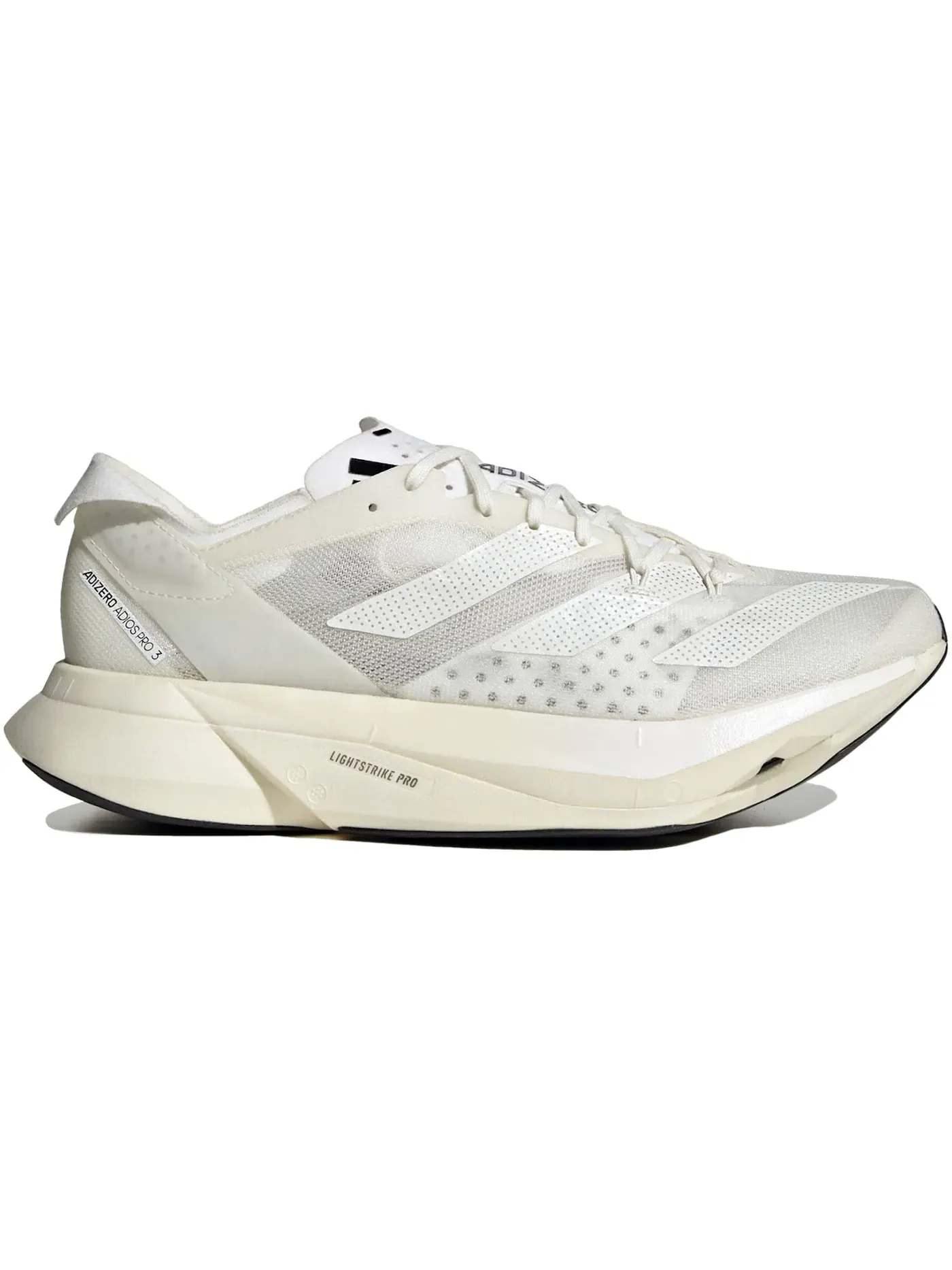 Мужские кроссовки для бега Adios Pro 3 Adidas — изображение 1 из 1, белый/черный