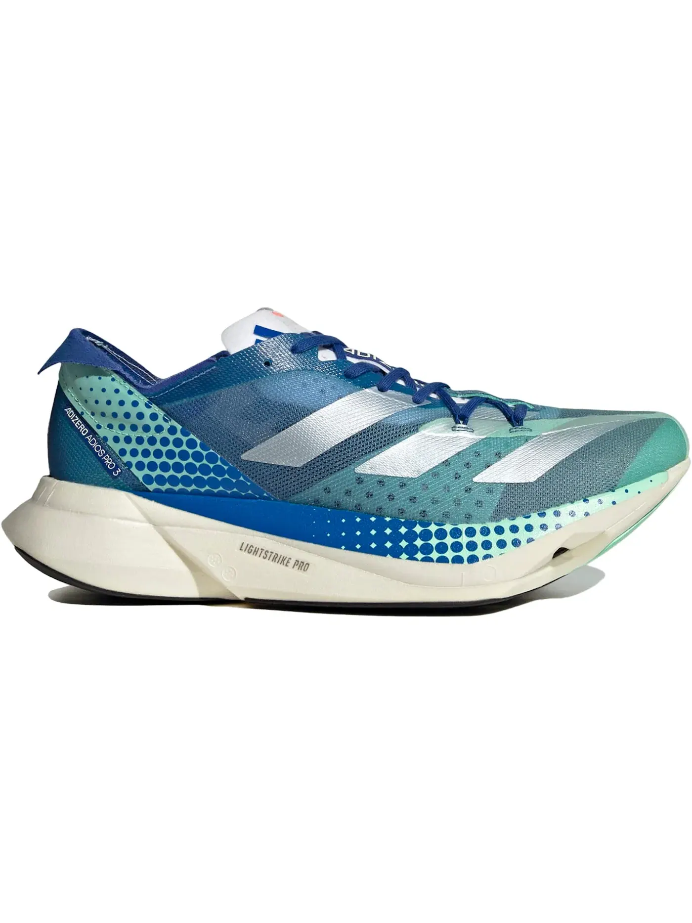 Мужские кроссовки для бега с карбоновой пластиной Adios Pro 3 Adidas — изображение 1 из 1, синий