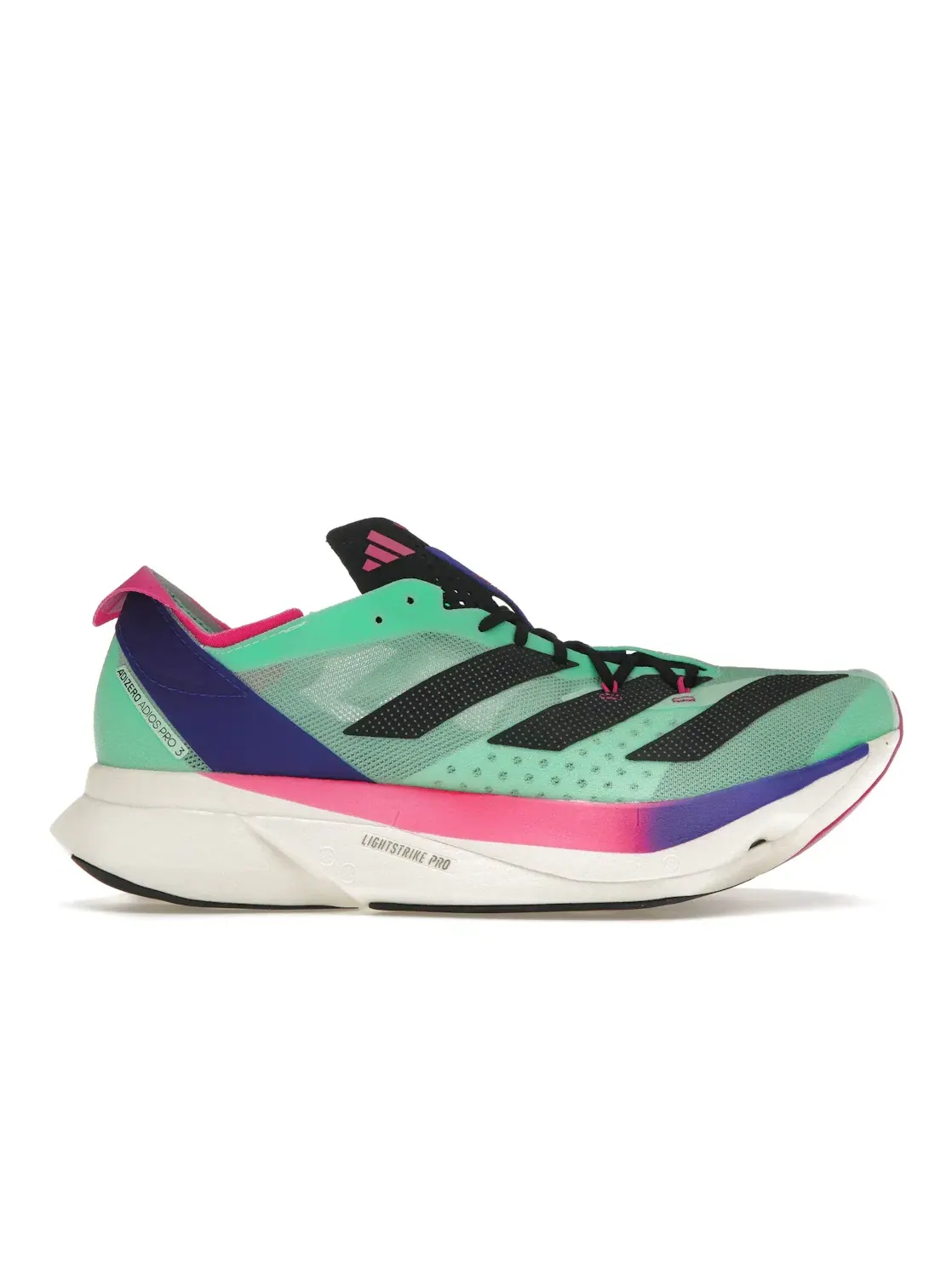 Мужские кроссовки для бега с карбоновой пластиной Adidas Adios Pro 3 — изображение 1 из 4, черный синий