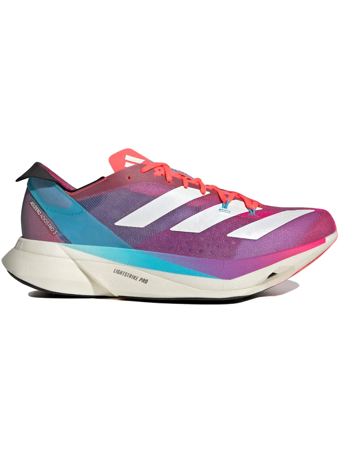 Мужские кроссовки для бега Adidas Adios Pro 3 — изображение 1 из 1, розовый/белый/голубой