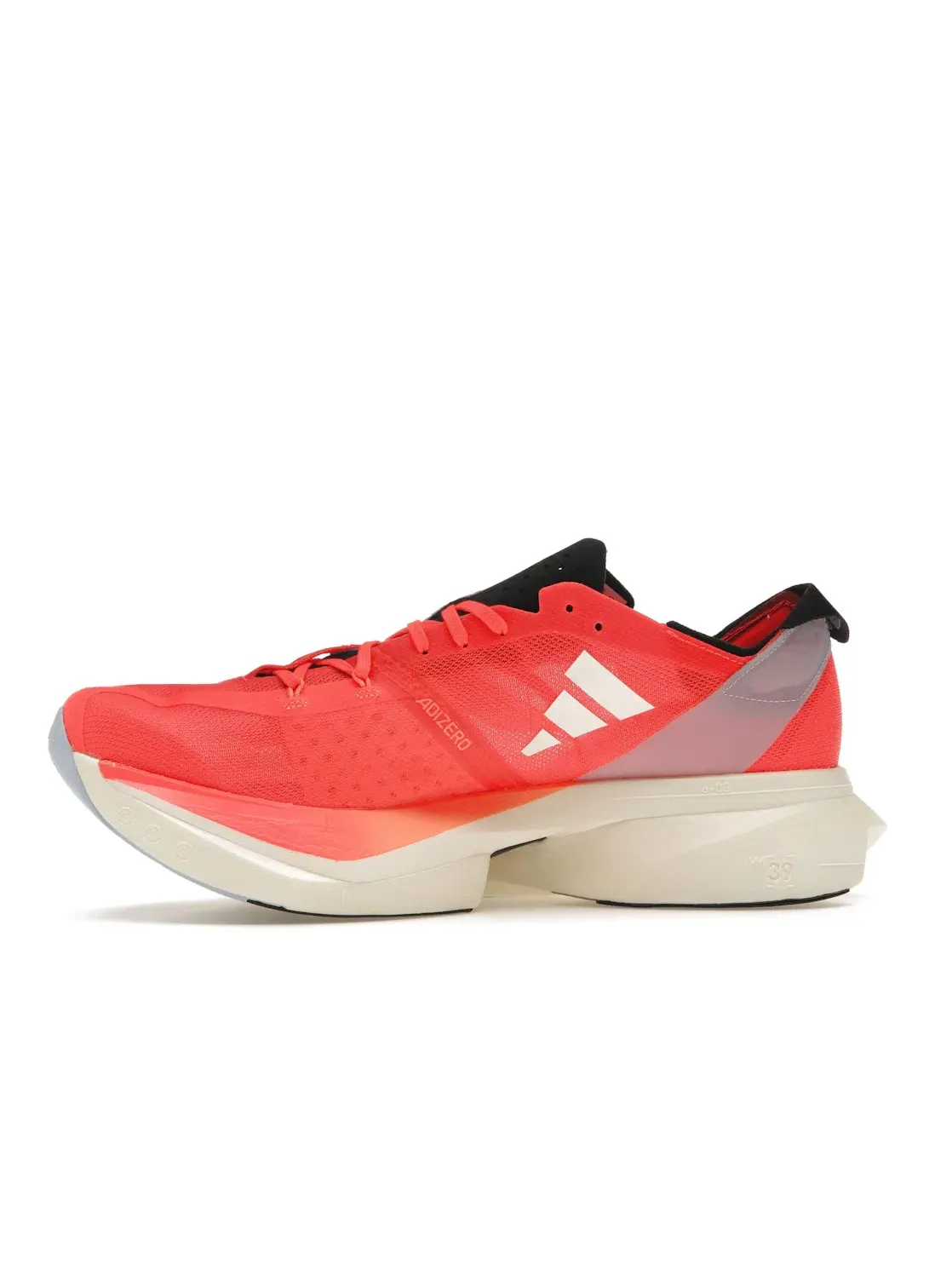 Мужские кроссовки для бега с карбоновой пластиной Adidas Adios Pro 3 — изображение 3 из 4, красный