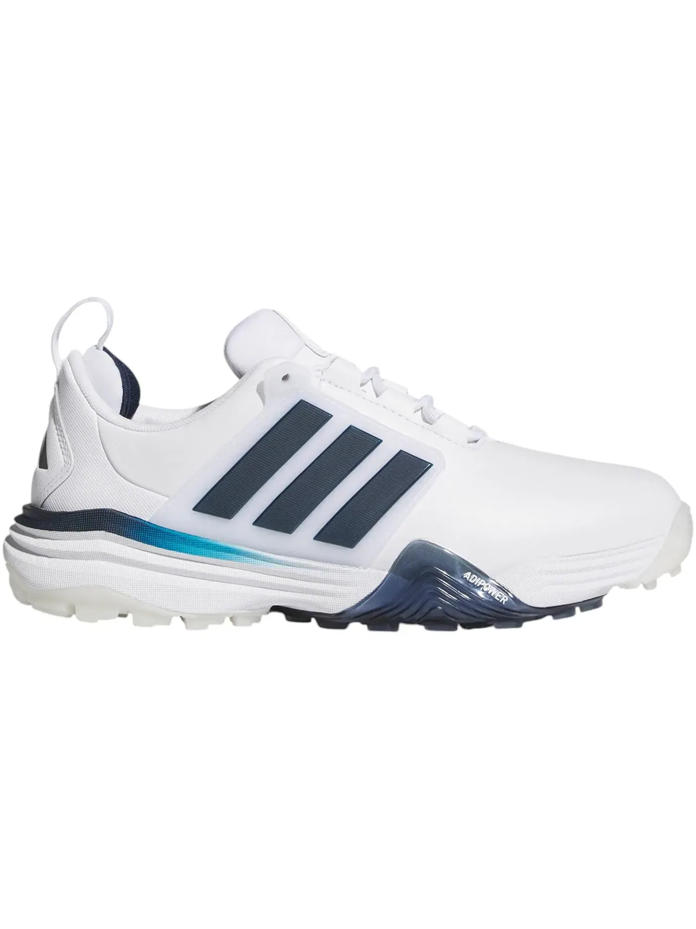 Женские гольф-туфли без шипов Adipower 26 Adidas — изображение 1 из 1, белый/темно-синий/белый