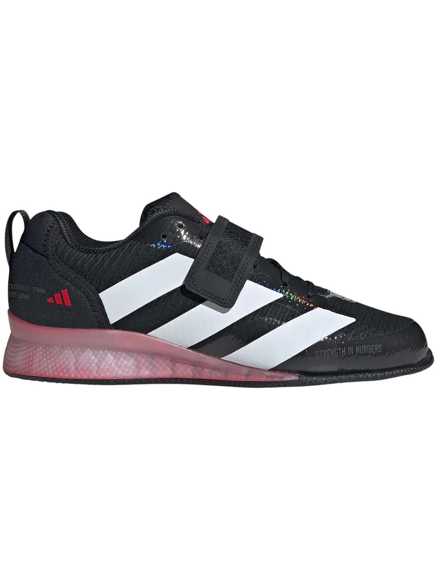 Мужские кроссовки для бега Adidas Adipower 3 — изображение 1 из 1, черный белый