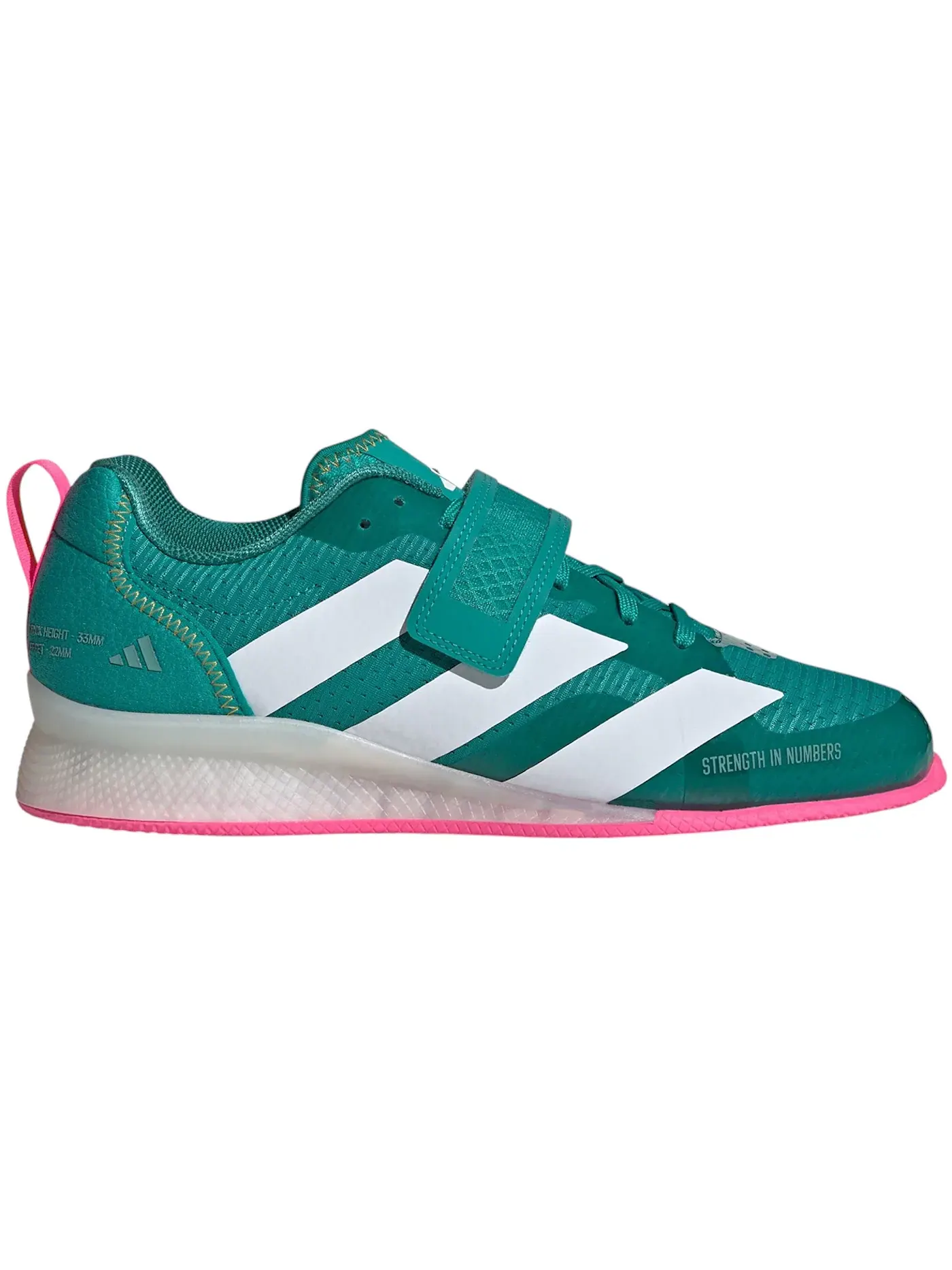 Мужские кроссовки для тренировок Adidas Adipower 3 — изображение 1 из 1, белый