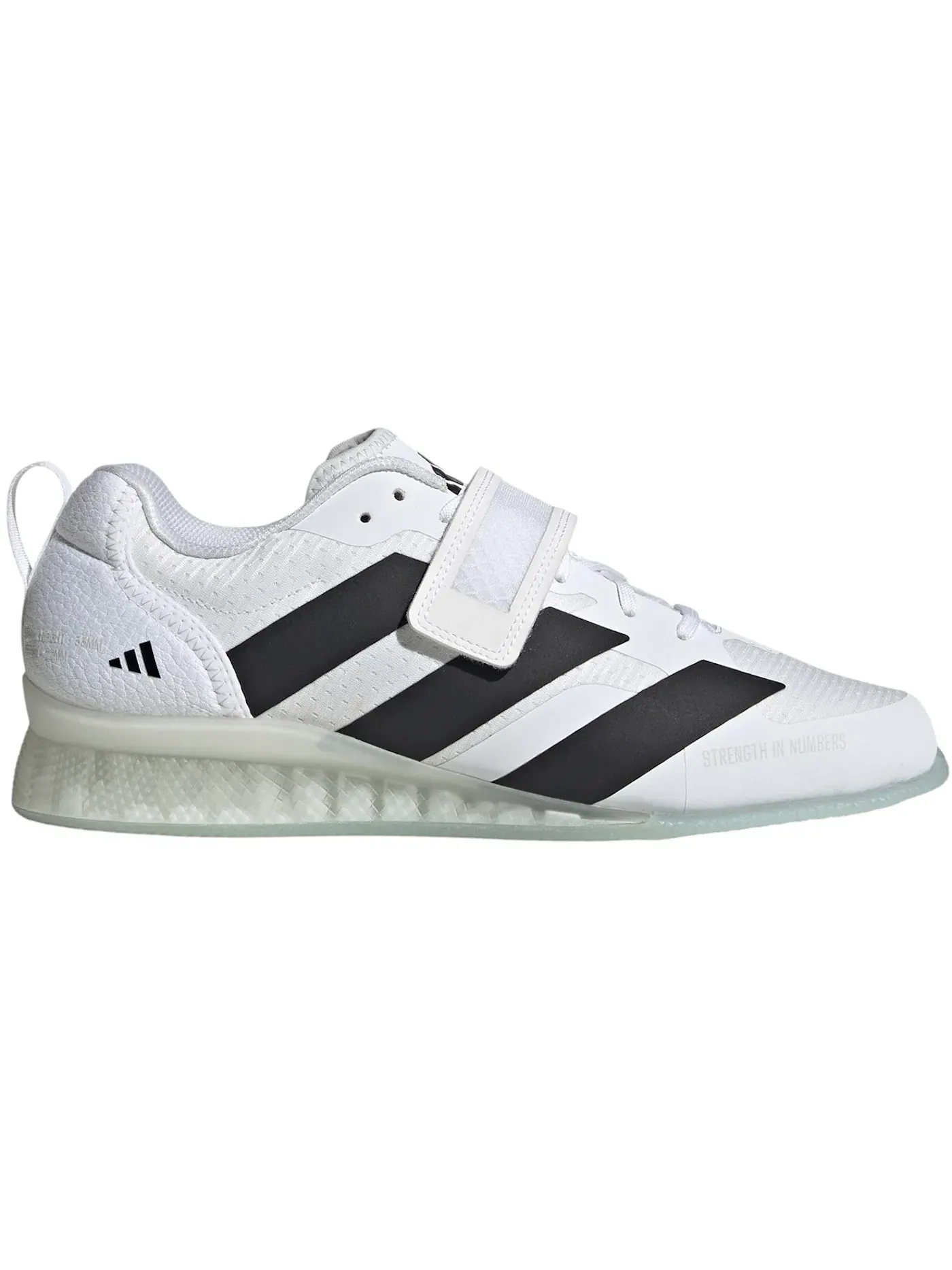 Мужские кроссовки для бега Adidas Adipower 3 — изображение 1 из 1, белый черный