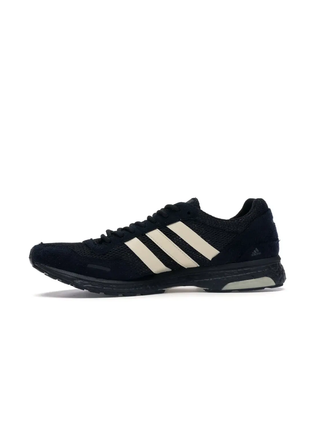 Мужские кроссовки для бега с сетчатым верхом Adidas adiZero adios 3 Undefeated — изображение 3 из 4, черный/черный/белый