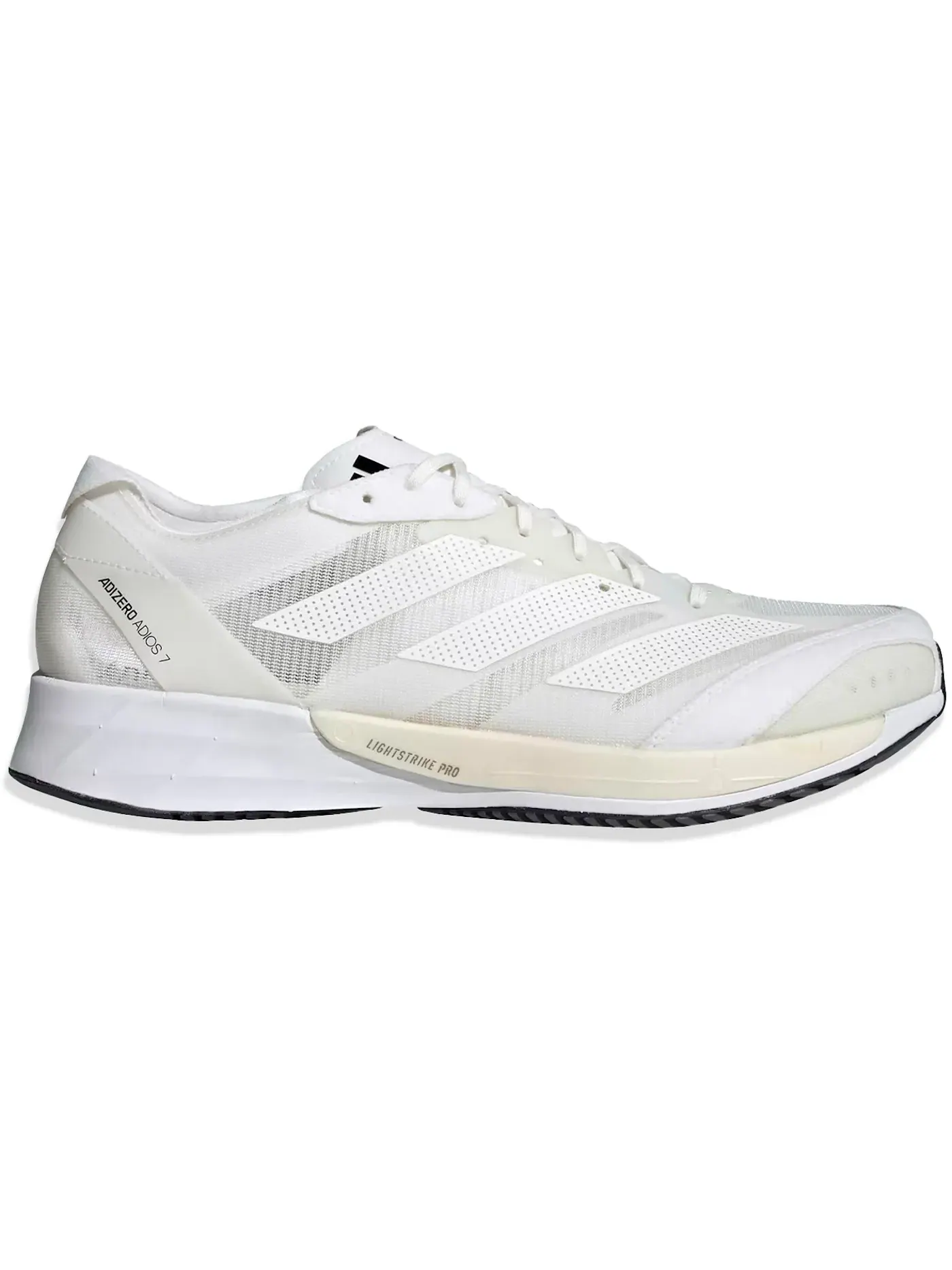 Мужские кроссовки беговые Adizero Adios 7 Adidas — изображение 1 из 1, белый/черный
