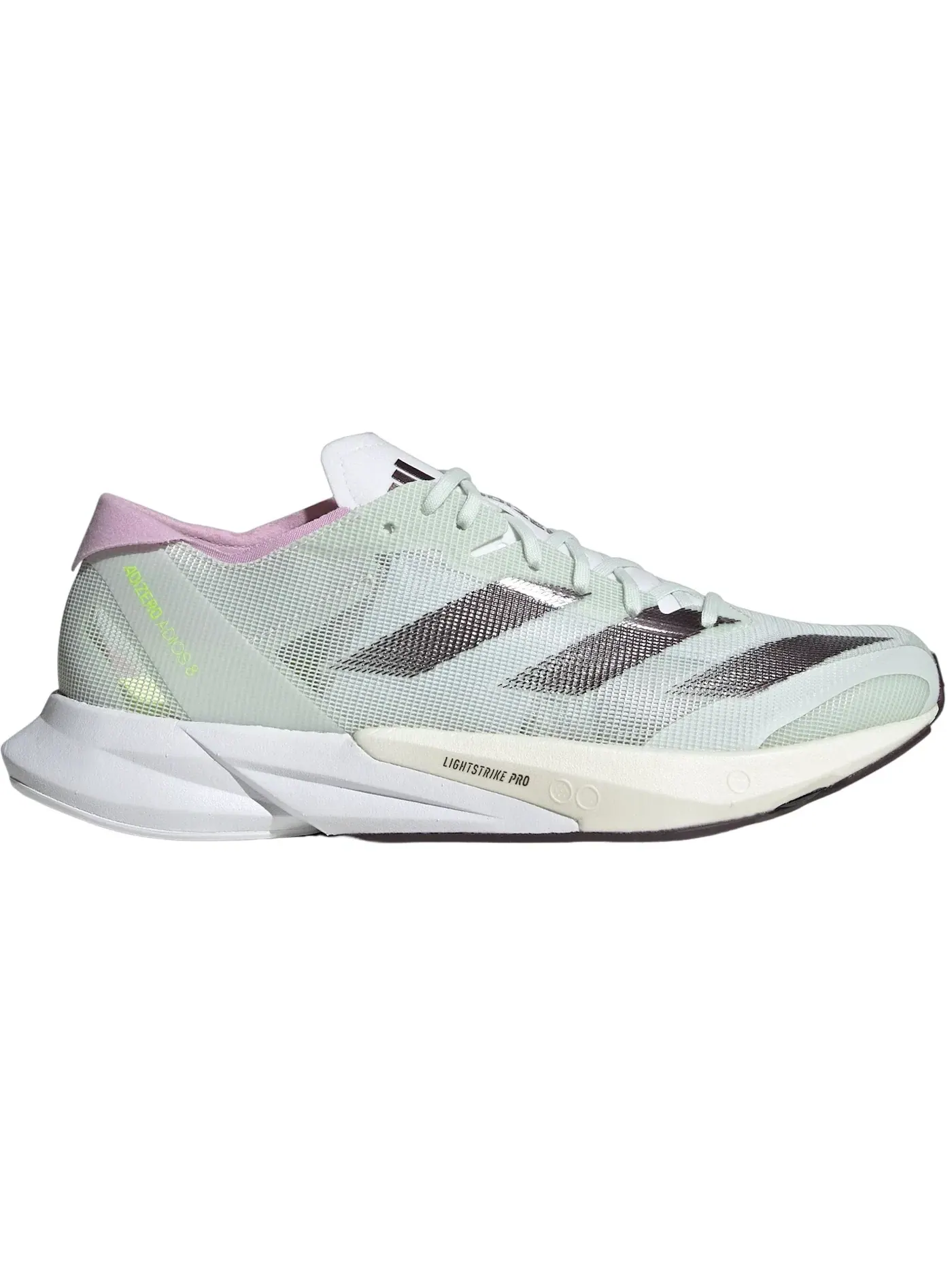 Женские кроссовки для бега Adizero Adios 8 Adidas, Crystal Jade Aurora Met. Bliss Lilac — изображение 1 из 1
