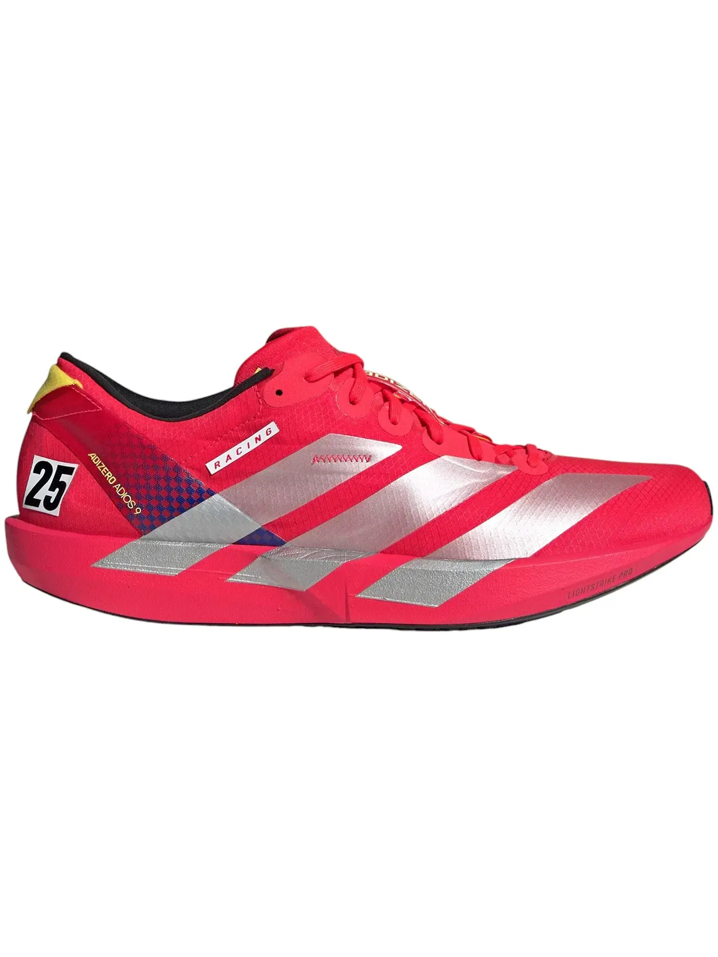 Мужские кроссовки для бега Adidas Adizero Adios 9 — изображение 1 из 1, красный/белый