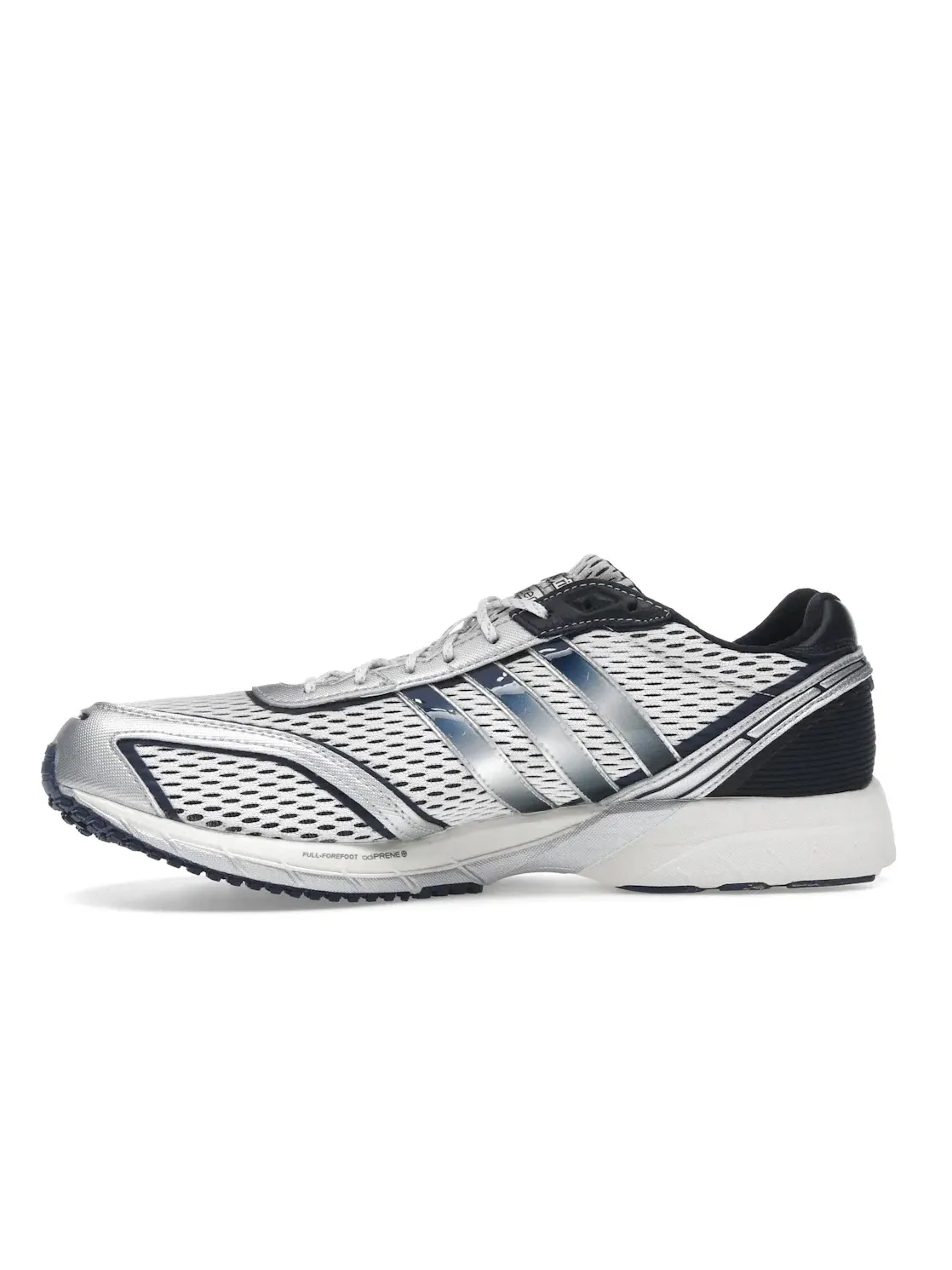 Женские кроссовки с длинным шнурованием Adidas Adizero Adios OG — изображение 3 из 4, белый/темно-синий/белый