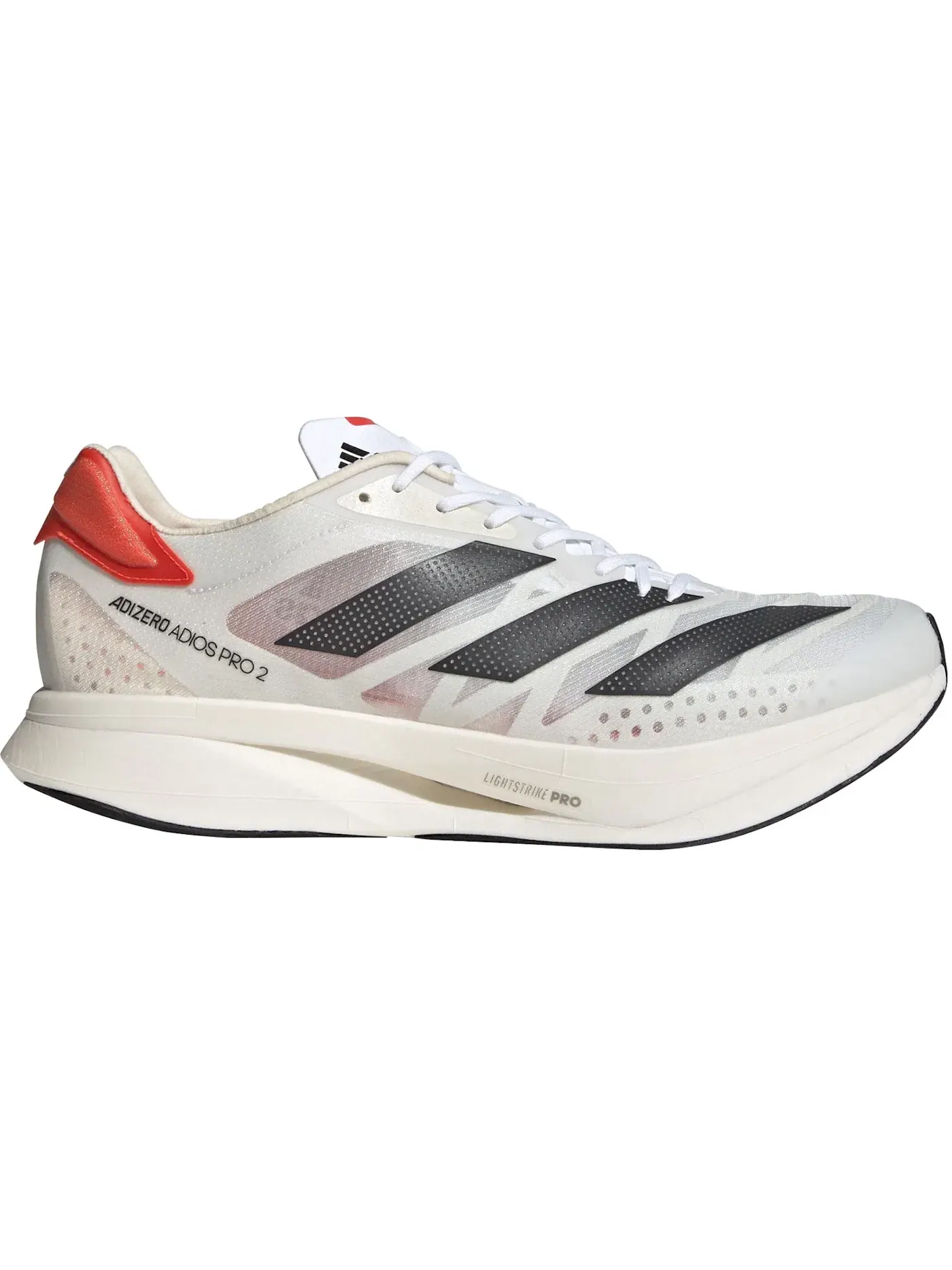 Мужские кроссовки для бега с карбоновыми стержнями Adizero Adios Pro 2 Adidas — изображение 1 из 1, белый//красный