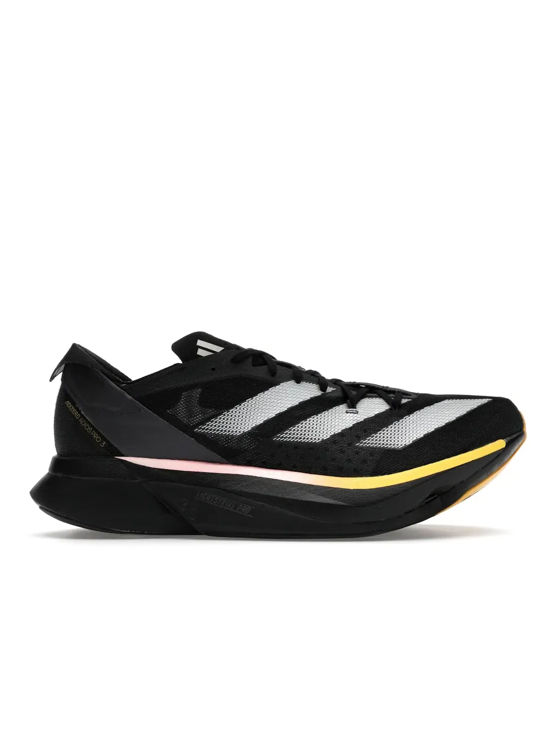 Мужские кроссовки для бега с инновационной технологией Adidas Adizero Adios Pro 3 — изображение 1 из 4, черный