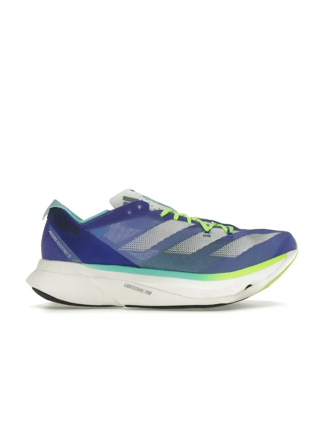 Женские беговые кроссовки с карбоновой пластиной Adizero Adios Pro 3 Adidas — изображение 1 из 4, синий