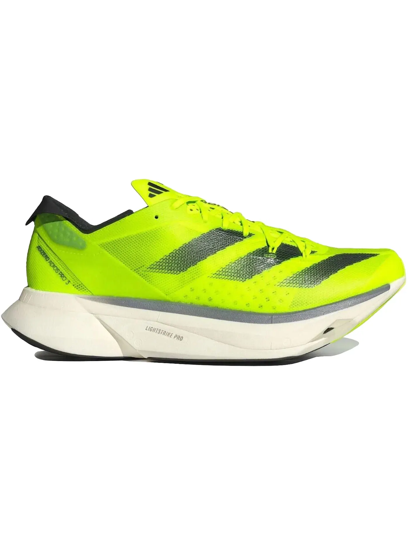 Мужские кроссовки для бега с карбоновой пластиной Adizero Adios Pro 3 Adidas — изображение 1 из 1, черный/белый