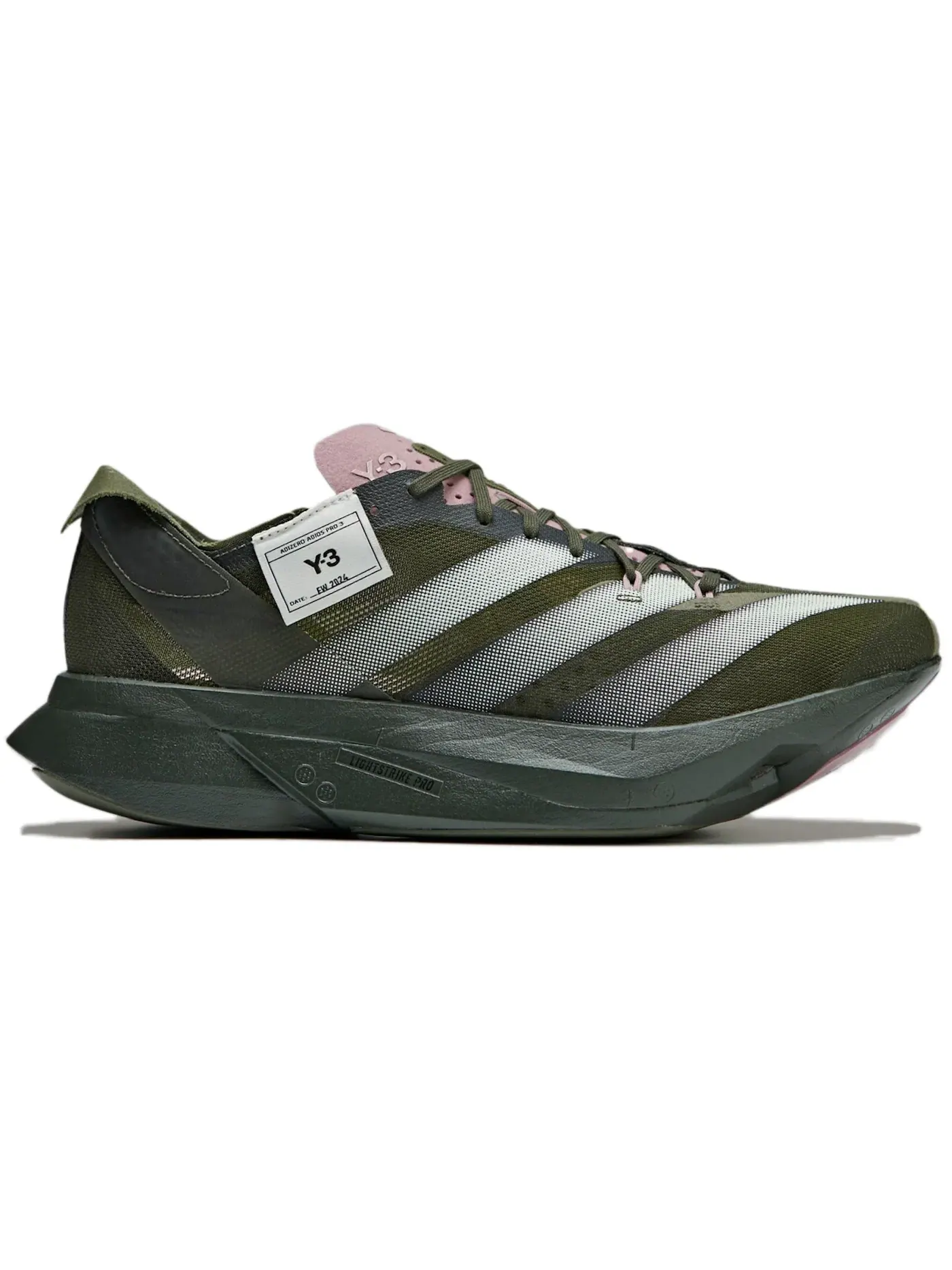Мужские кроссовки для бега с карбоновой пластиной Adizero Adios Pro 3 Adidas — изображение 1 из 1, белый