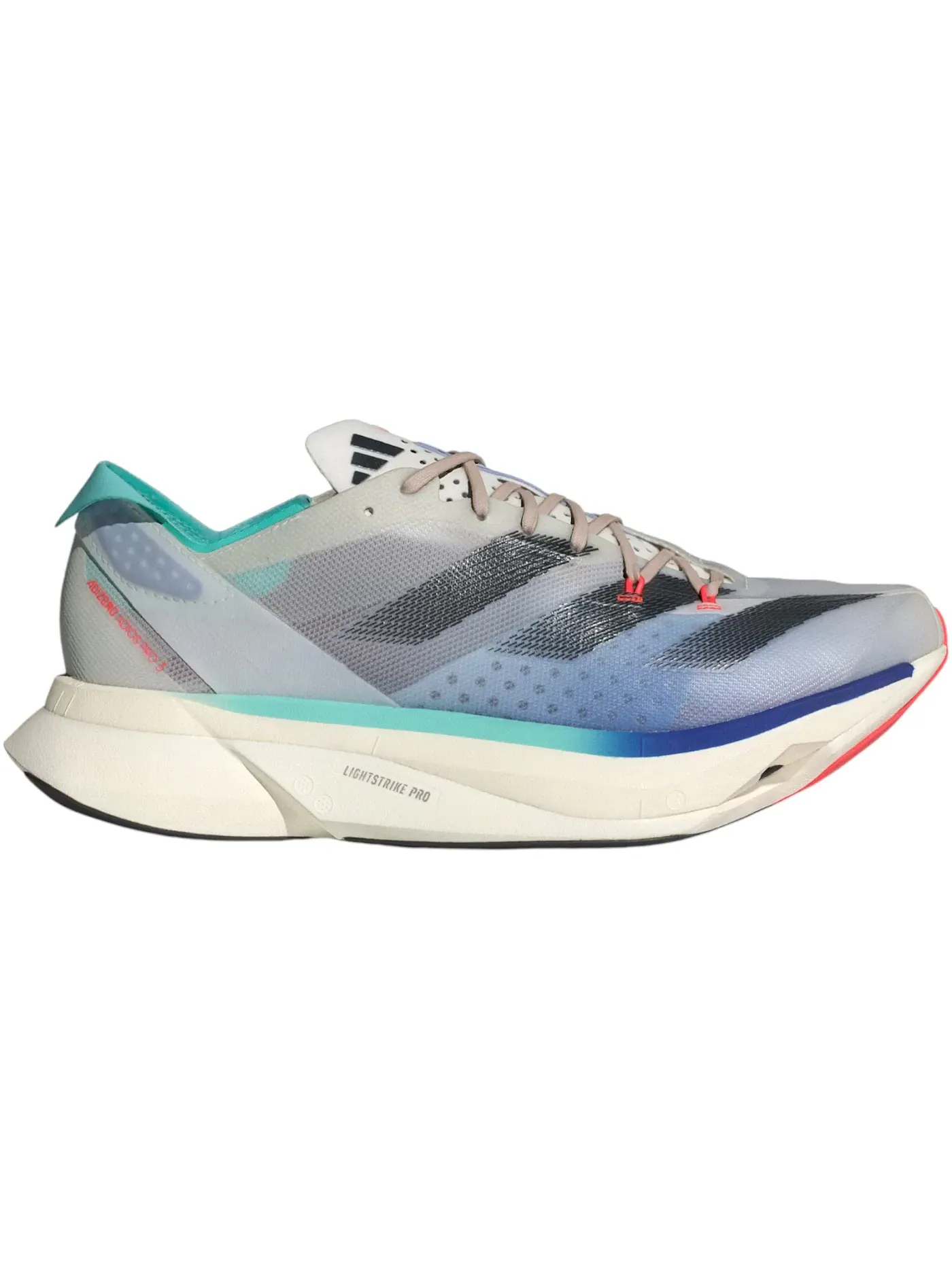 Женские кроссовки для бега с карбоновой пластиной Adidas Adizero Adios Pro 3 — изображение 1 из 1, белый//голубой