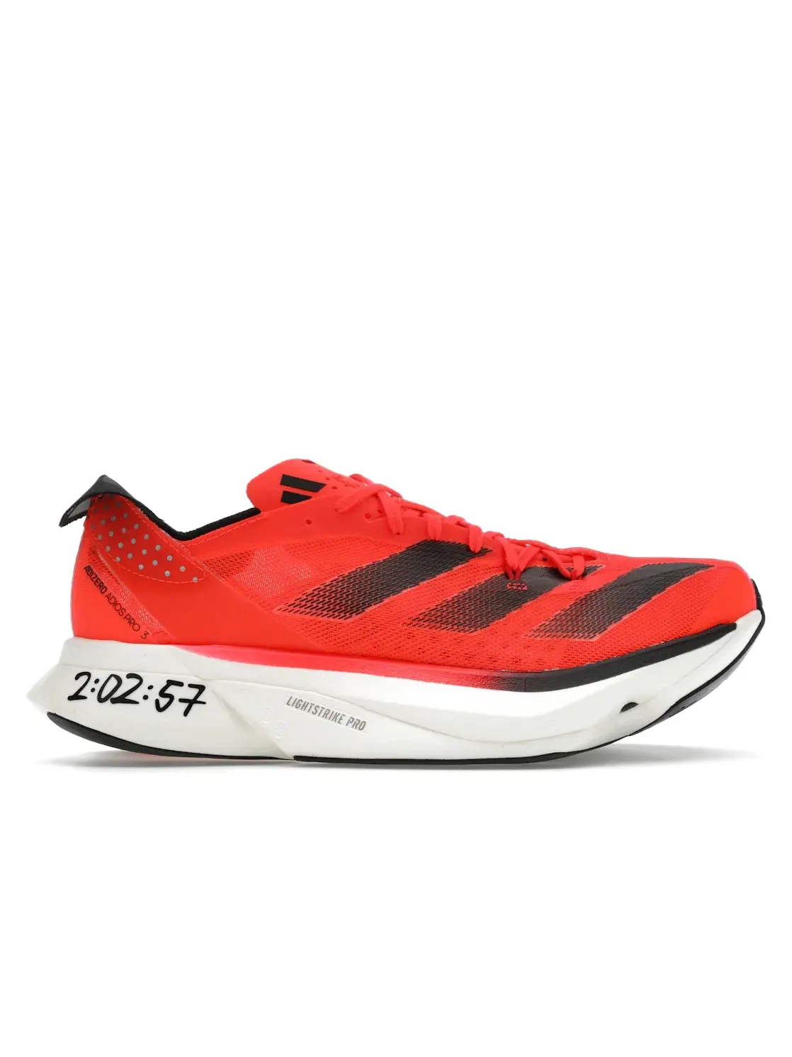 Мужские кроссовки для бега с карбоновой пластиной Adizero Adios Pro 3 Adidas — изображение 1 из 4, красный/черный