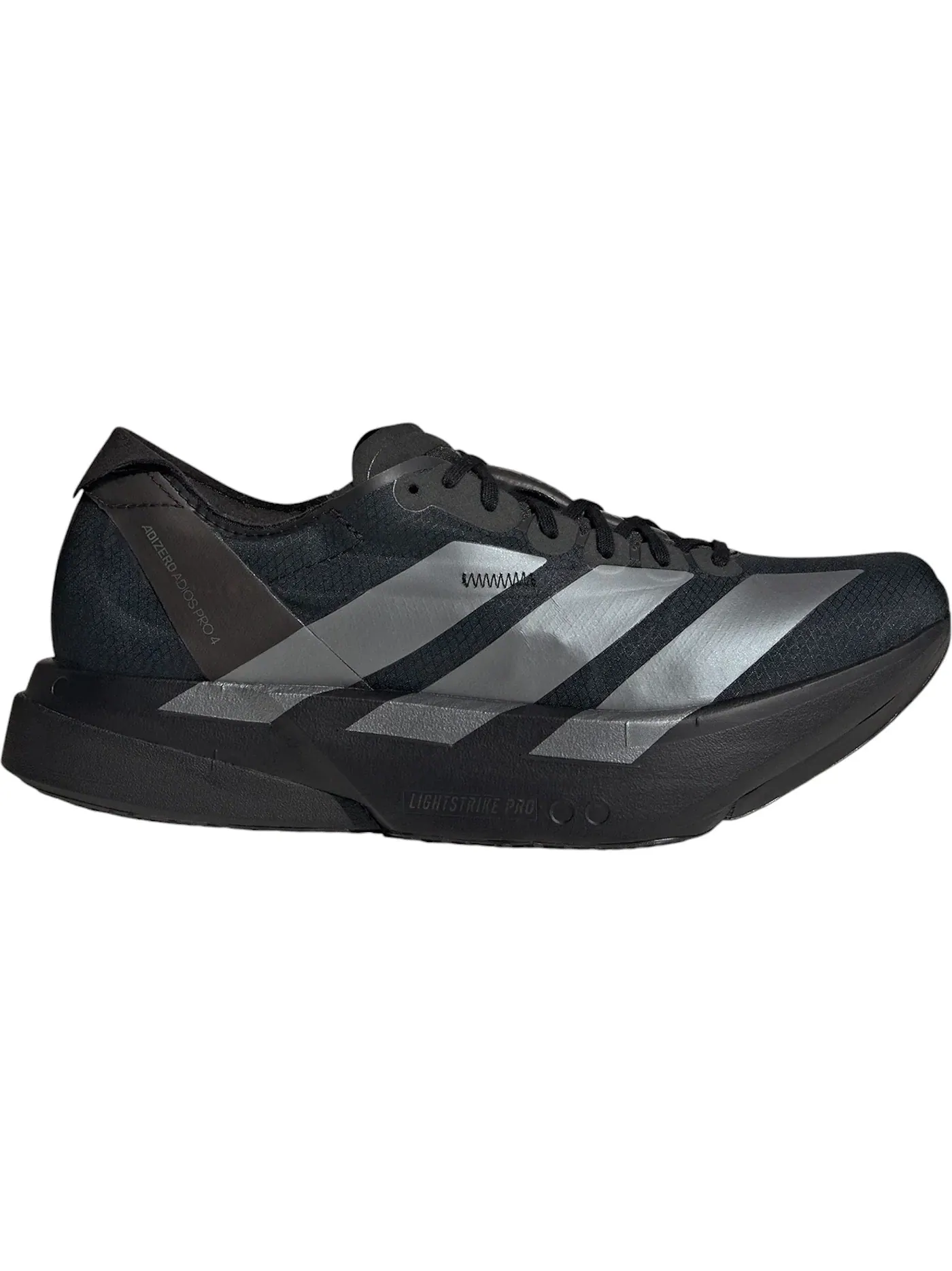 Мужские кроссовки для бега с карбоновыми стержнями Adizero Adios Pro 4 Adidas — изображение 1 из 1, черный металлик