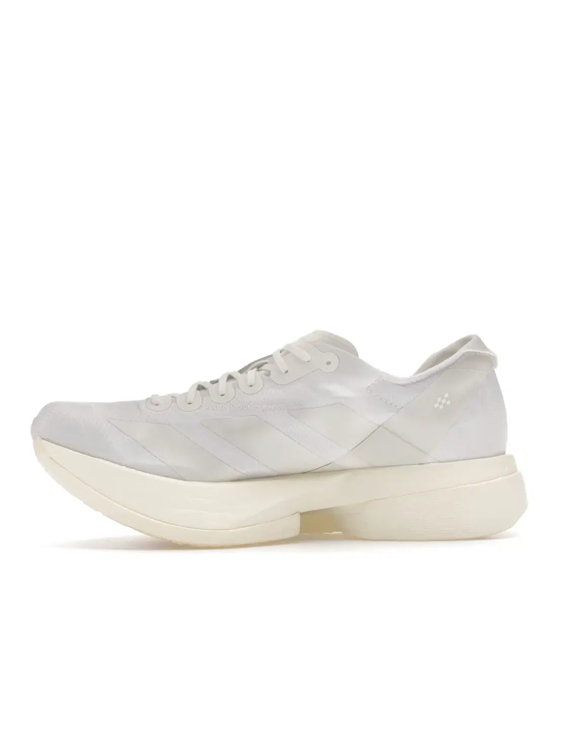 Мужские кроссовки беговые Adizero Adios Pro 4 Adidas — изображение 3 из 4, белый/металлик/белый
