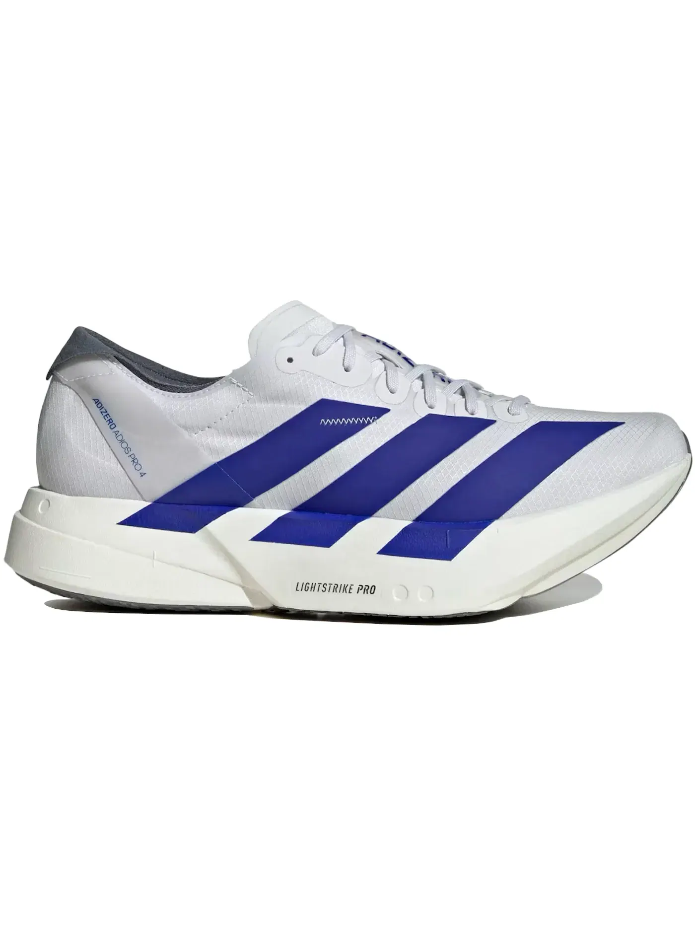 Мужские кроссовки для бега с карбоновой пластиной Adizero Adios Pro 4 Adidas — изображение 1 из 1, синий серый