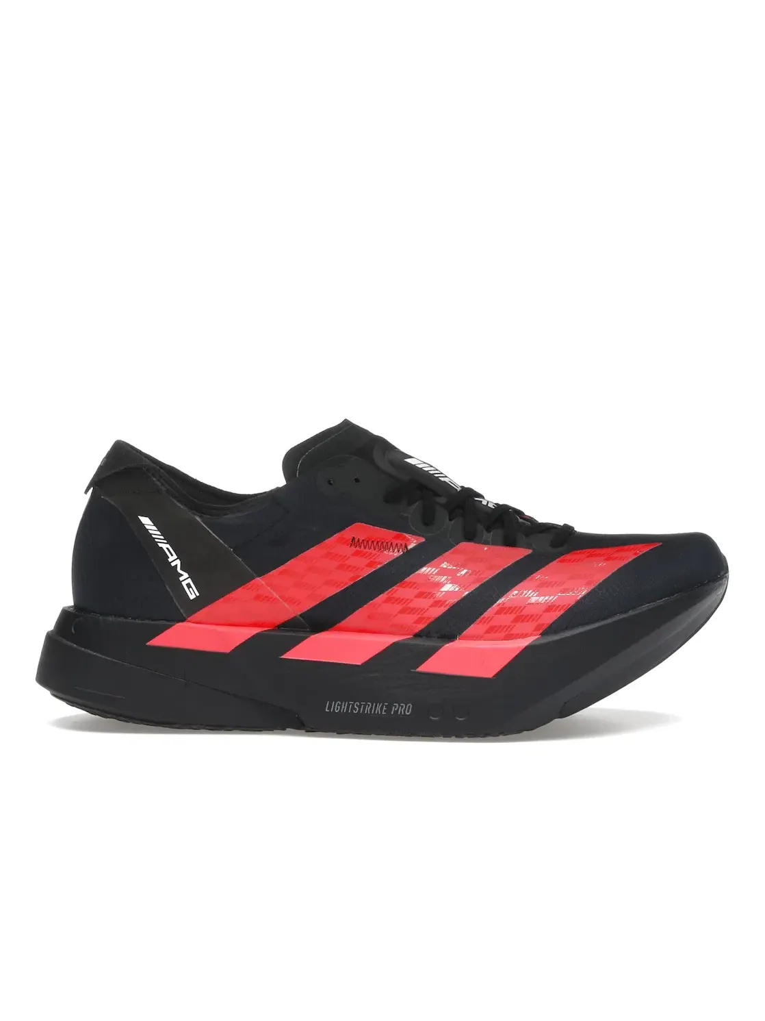 Мужские кроссовки для бега с карбоновой пластиной Adizero Adios Pro 4 Adidas — изображение 1 из 4, черный красный белый