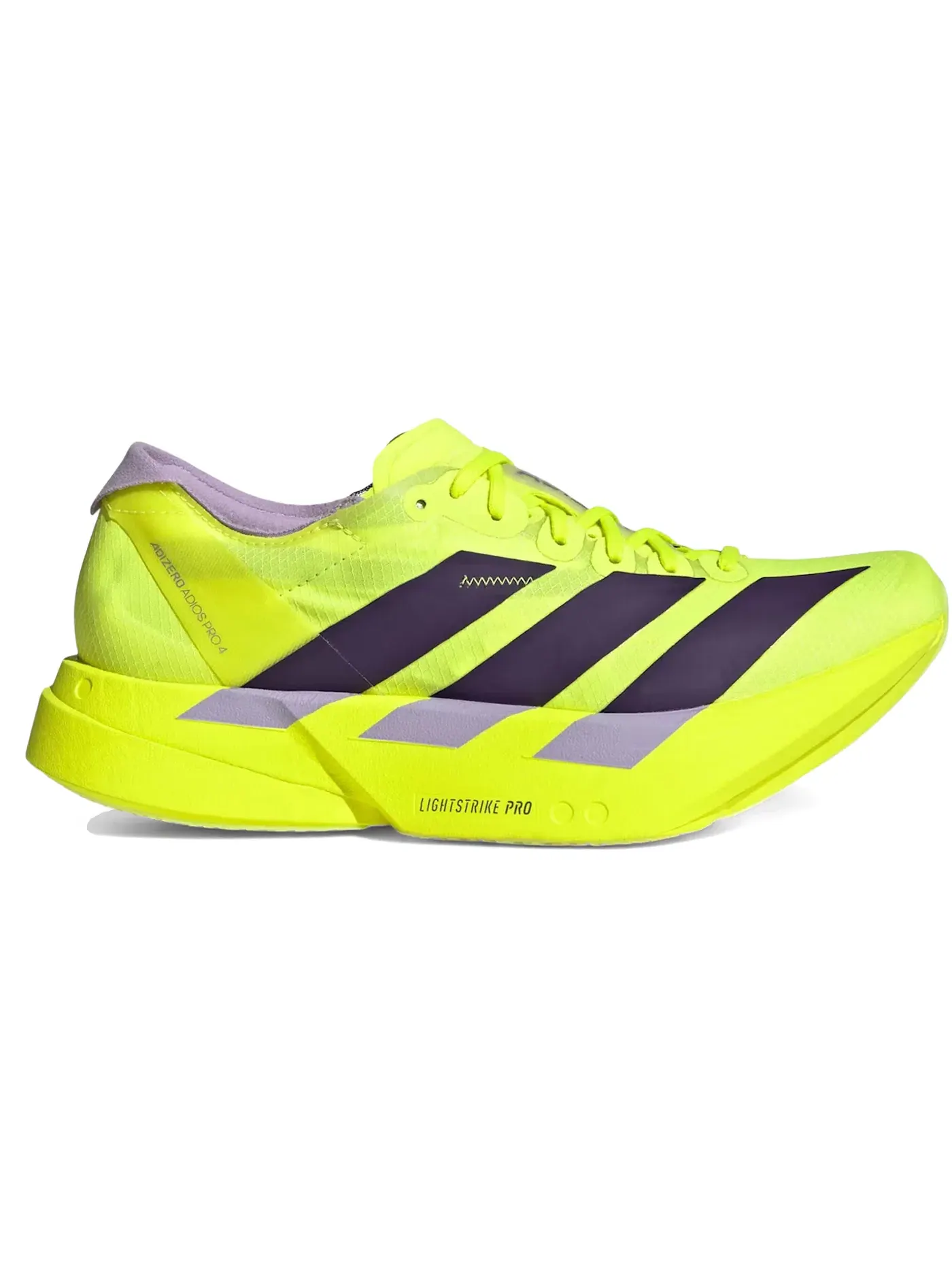 Женские кроссовки для бега с карбоновой пластиной Adidas Adizero Adios Pro 4 — изображение 1 из 1, желтый