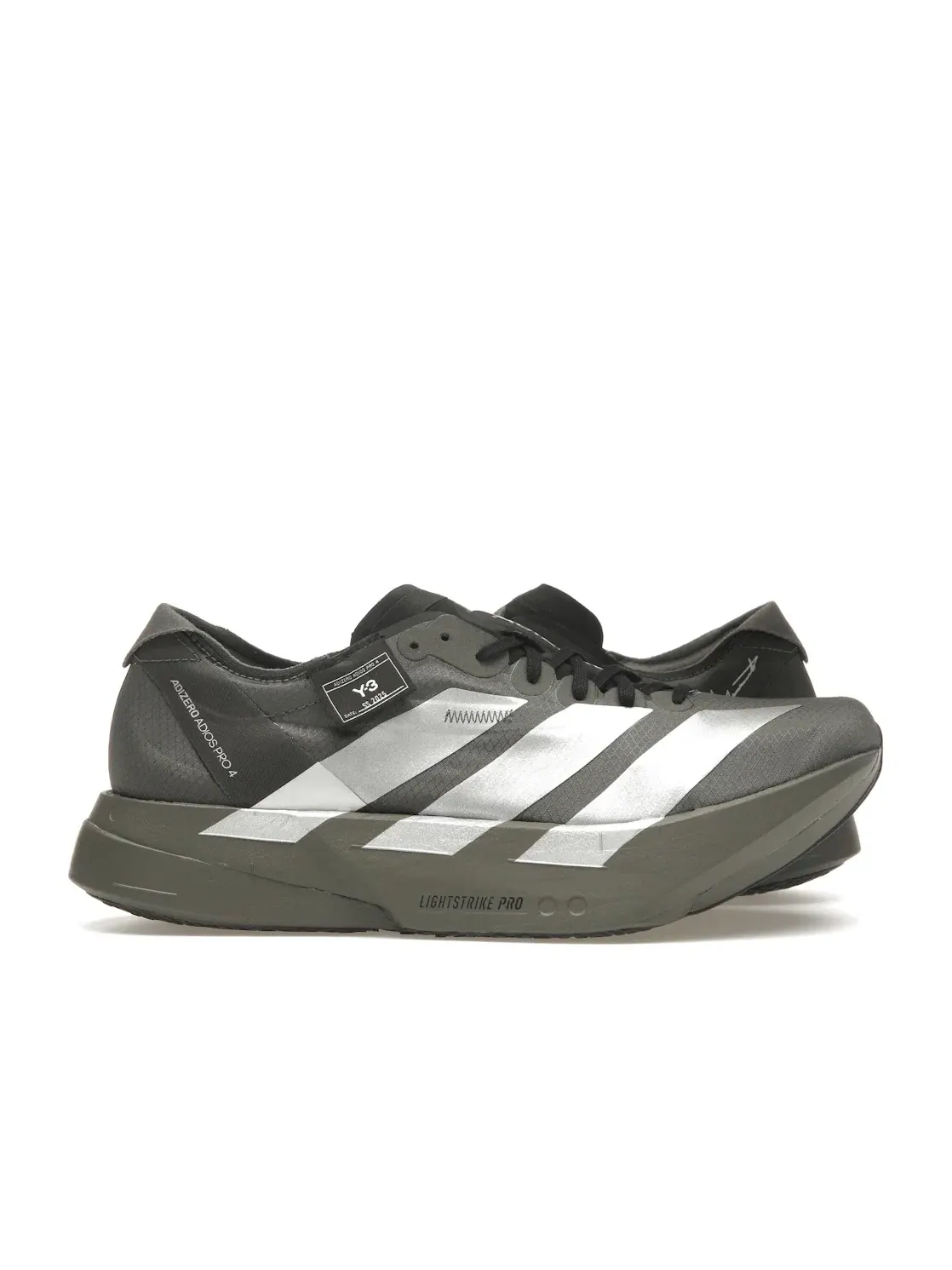 Мужские кроссовки беговые с карбоновой пластиной Adidas Adizero Adios Pro 4 — изображение 1 из 4, черный
