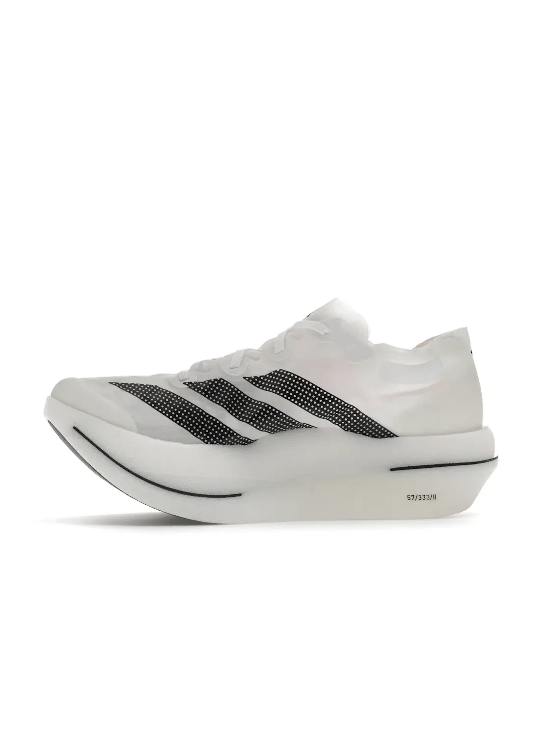 Мужские кроссовки для бега с технологией LightstrikePro Adizero Adios Pro Evo 3 Adidas — изображение 3 из 4, белый черный