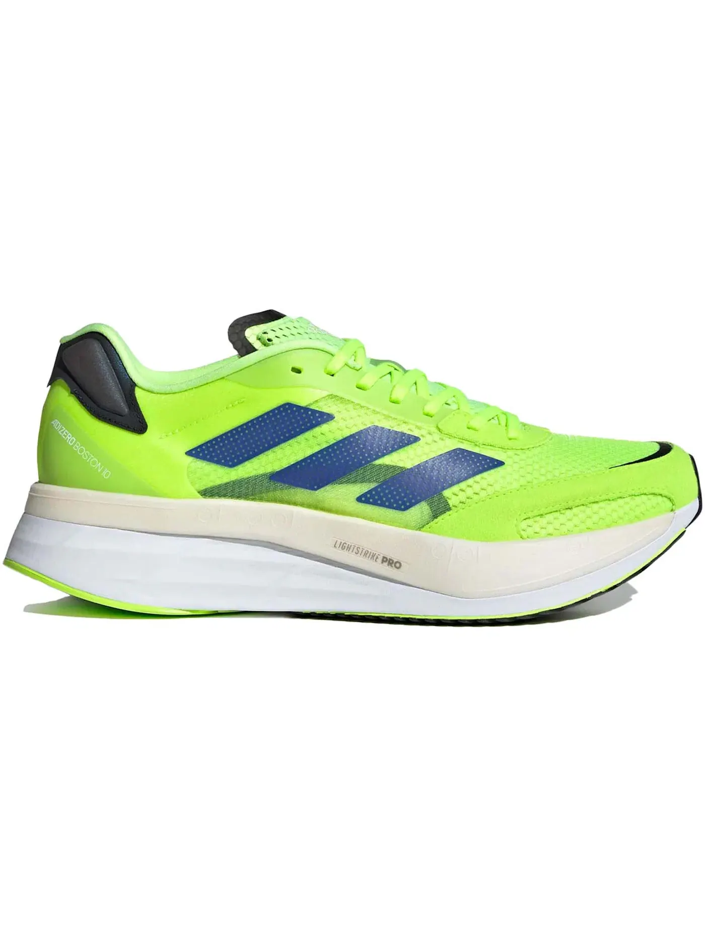 Мужские кроссовки беговые Adidas Adizero Boston 10 — изображение 1 из 1, зеленый//черный
