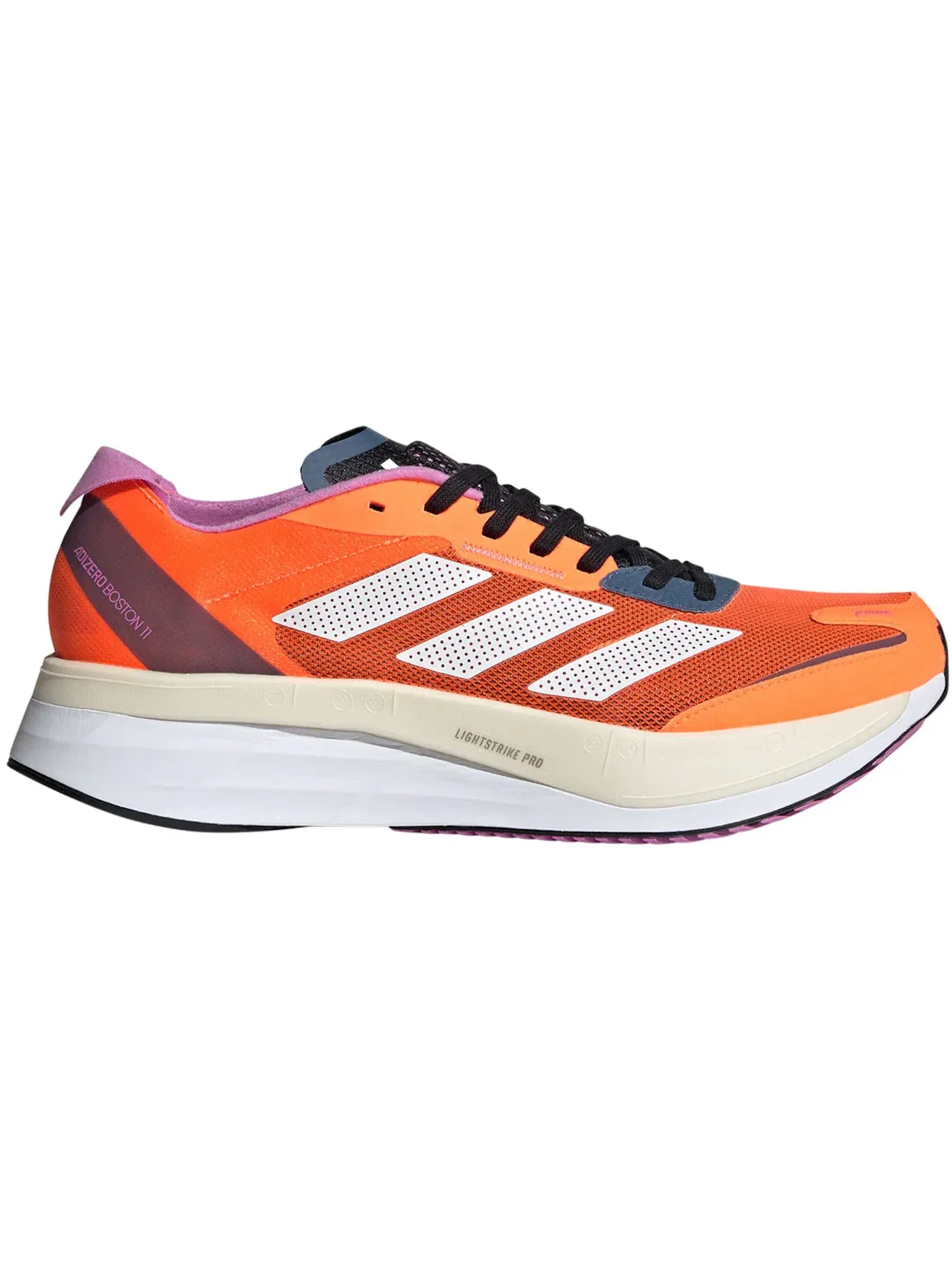 Мужские кроссовки для бега Adizero Boston 11 Adidas — изображение 1 из 1, оранжевый/белый