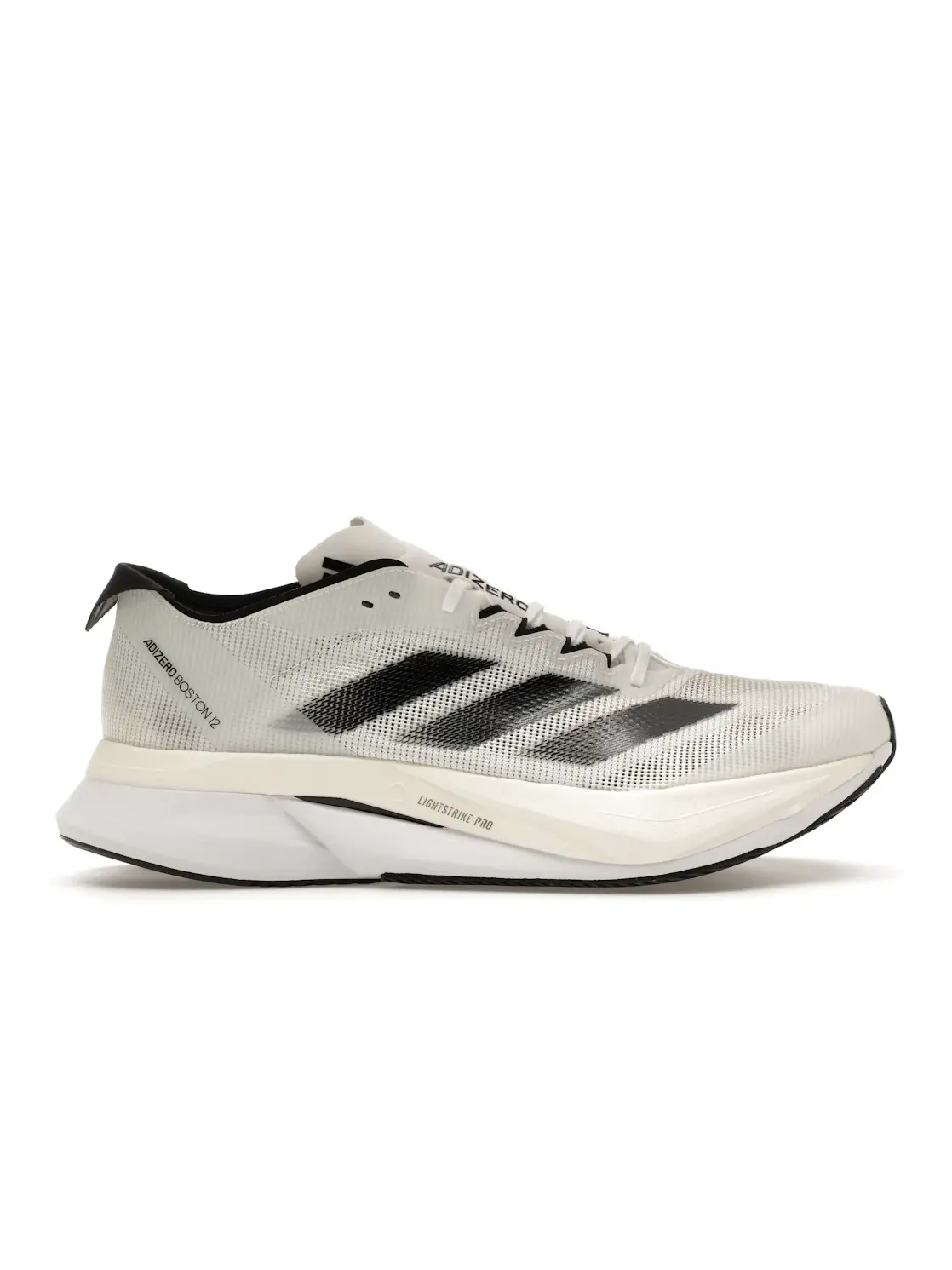 Мужские кроссовки для бега Adizero Boston 12 Adidas — изображение 1 из 4, белый черный металлик
