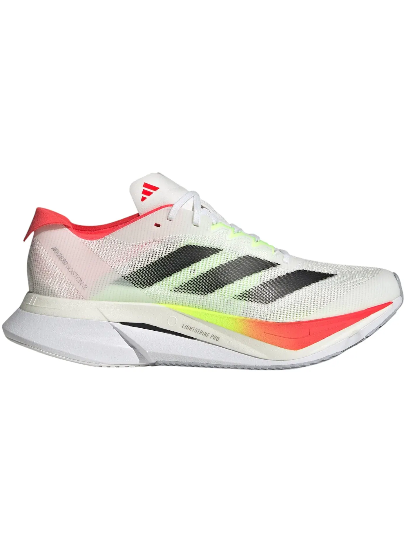 Женские кроссовки для бега с технологией Lightstrike Pro Adizero Boston 12 Adidas — изображение 1 из 1, белый черный красный