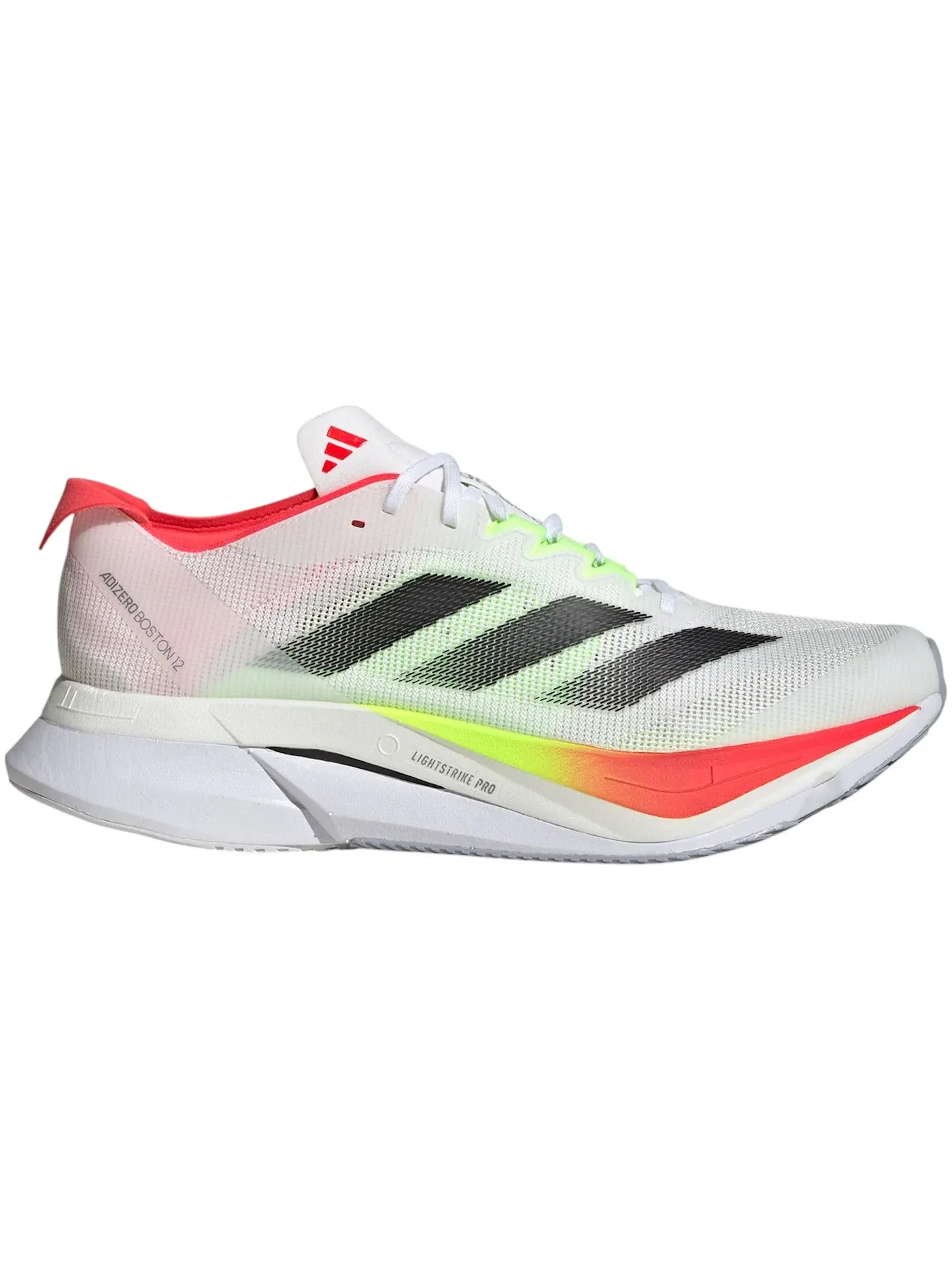 Мужские кроссовки для бега Adidas Adizero Boston 12 — изображение 1 из 1, белый черный красный