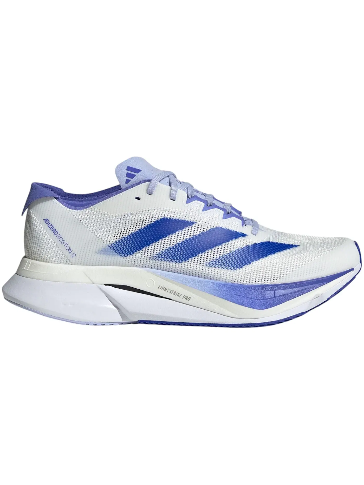 Женские кроссовки для бега Adizero Boston 12 Adidas — изображение 1 из 1, белый синий синий