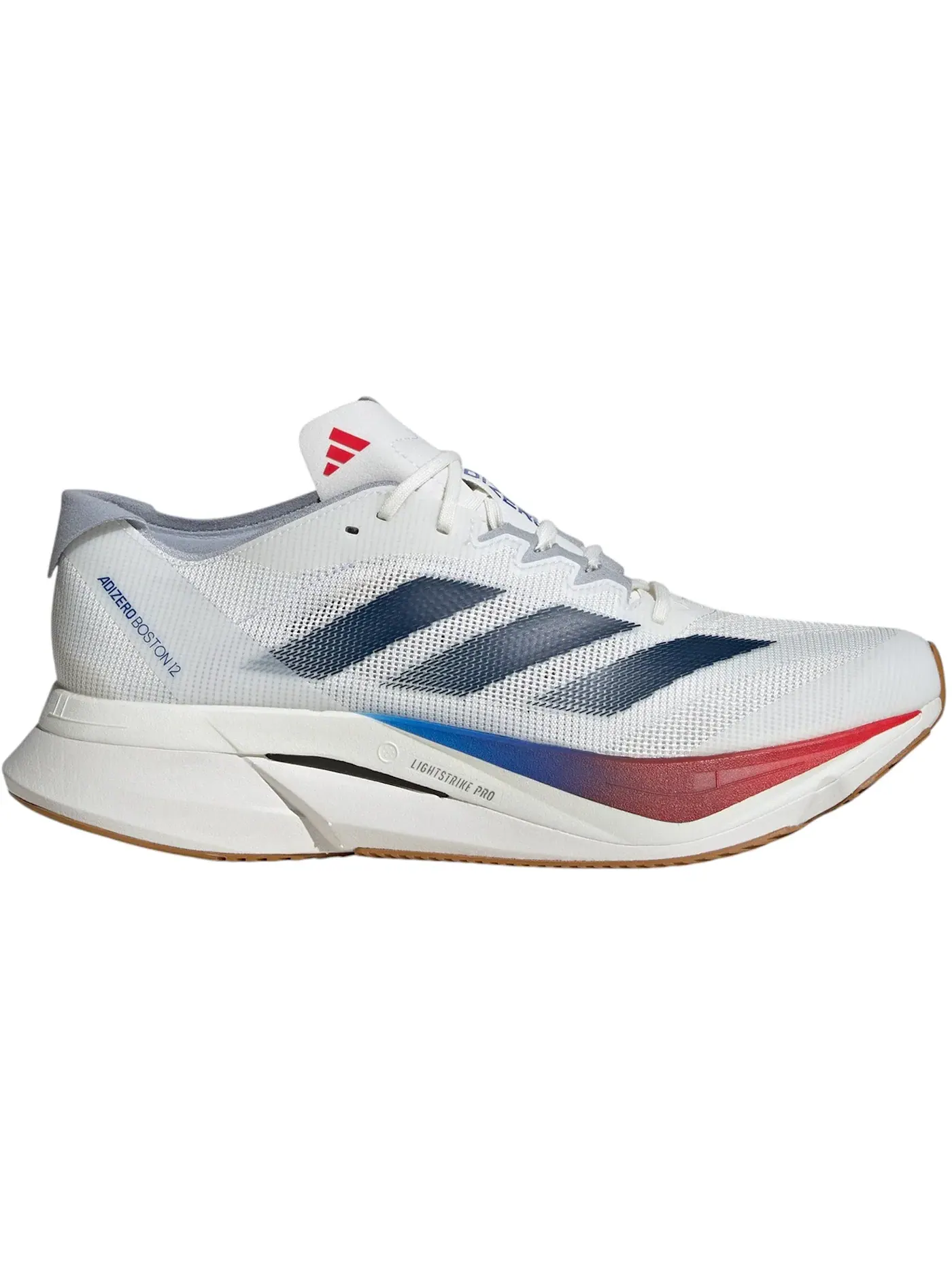 Мужские кроссовки для бега Adizero Boston 12 Adidas — изображение 1 из 1, белый темный синий
