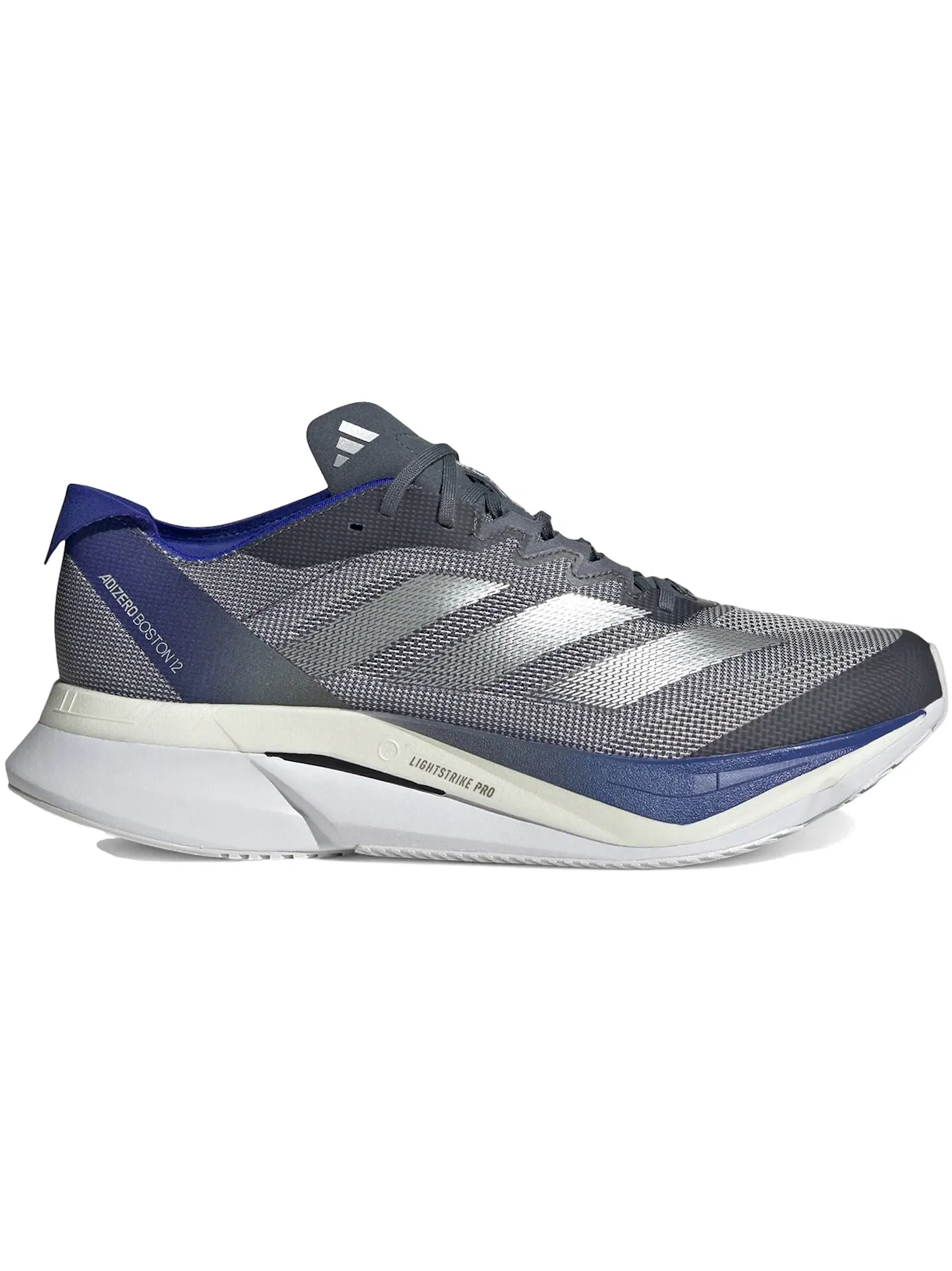 Мужские кроссовки для бега Adizero Boston 12 Adidas — изображение 1 из 1, серебристый синий