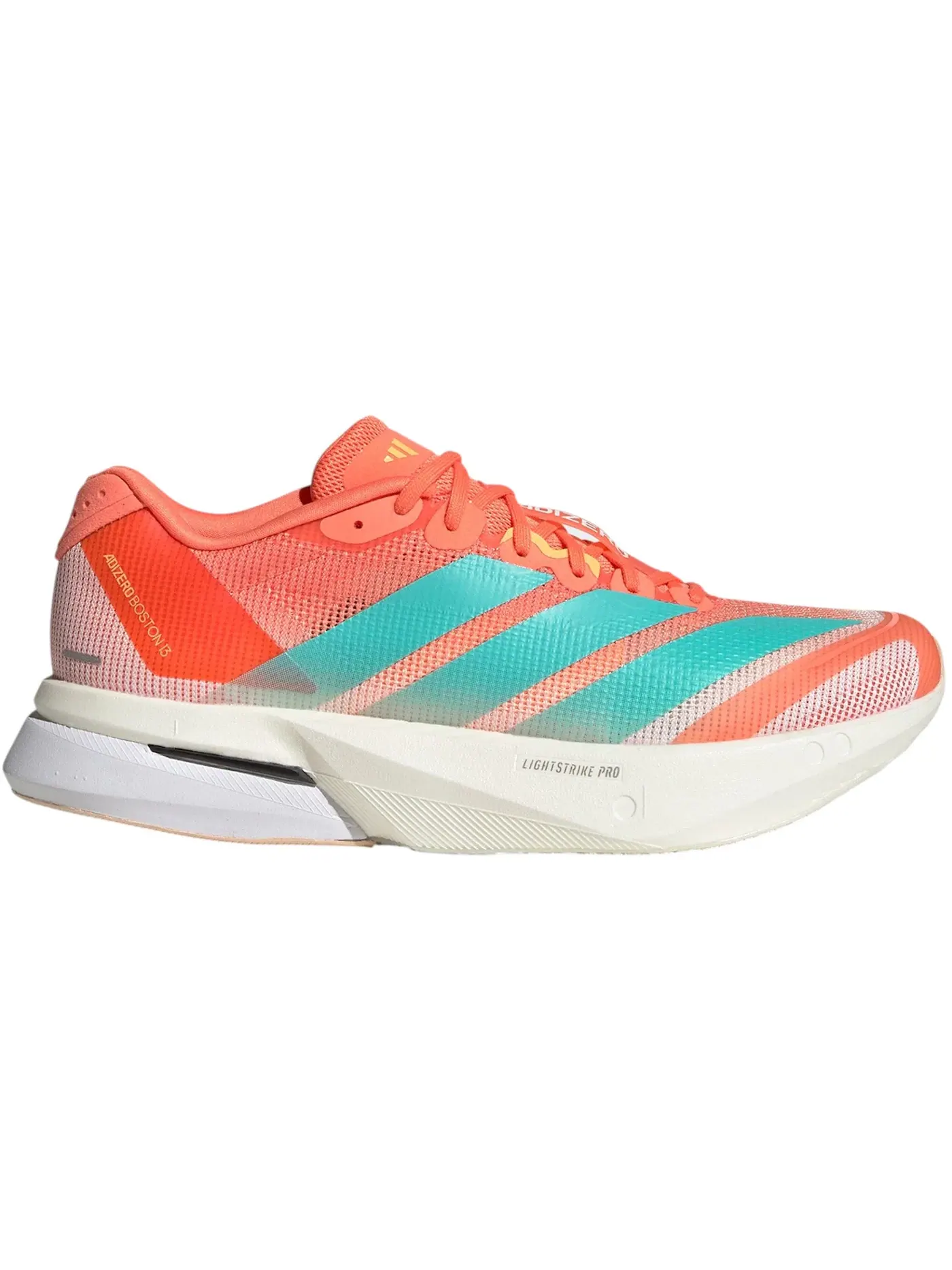 Женские кроссовки для бега с мягким амортизирующим носком Adidas Adizero Boston 13 — изображение 1 из 1, голубой оранжевый