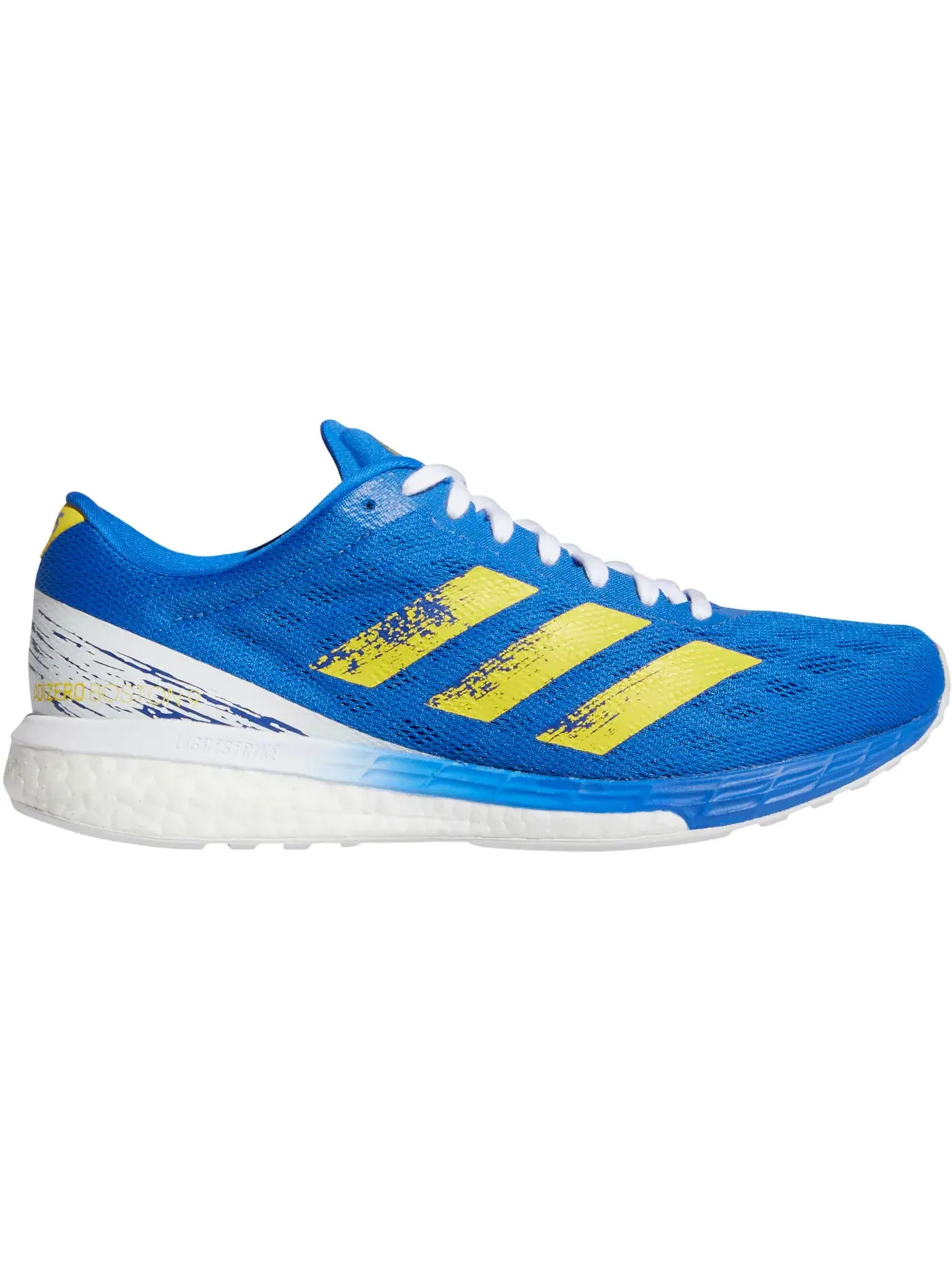 Мужские кроссовки для бега Adizero Boston 9 Adidas — изображение 1 из 1, синий/желтый/белый