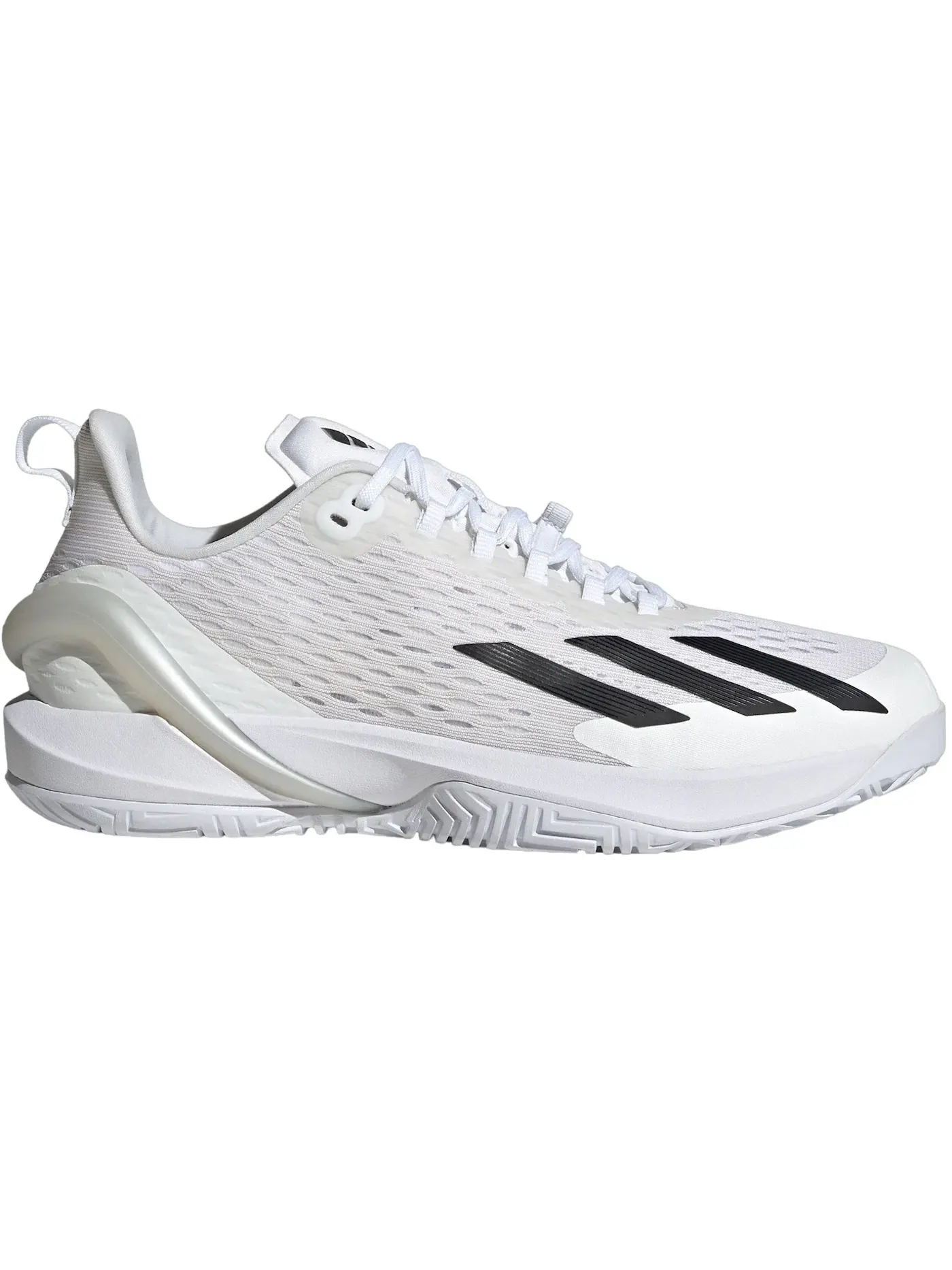 Мужские кроссовки с сетчатым верхом Adizero Cybersonic Adidas — изображение 1 из 1, белый черный серебристый