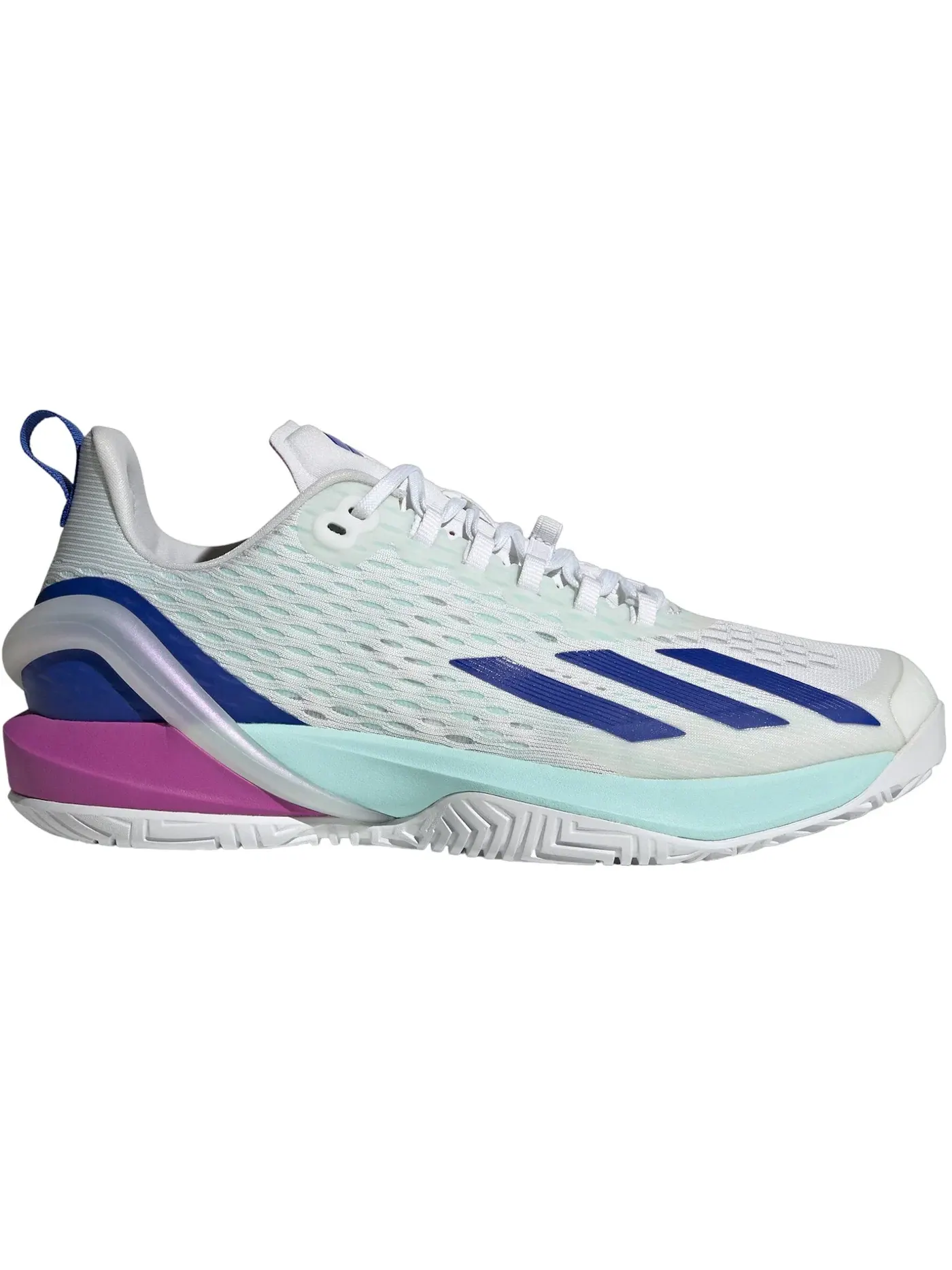 Мужские кроссовки для бега Adidas Adizero Cybersonic — изображение 1 из 1, белый синий голубой