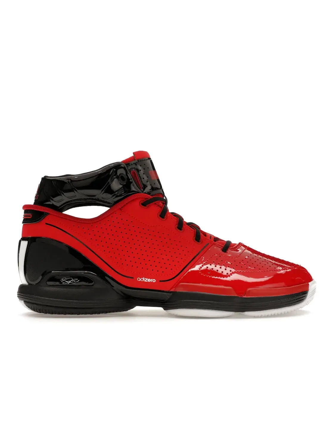 Мужские кроссовки для баскетбола Adidas Adizero D Rose 1 — изображение 1 из 4, белый/черный