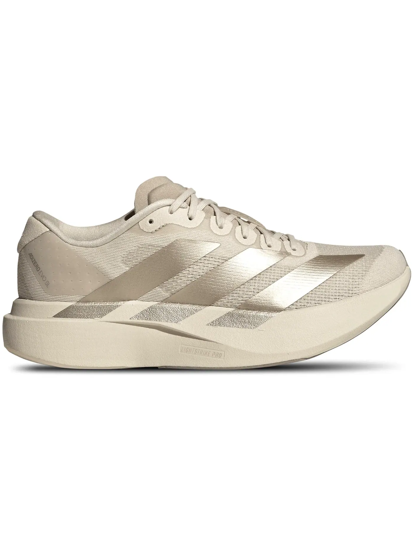 Женские кроссовки для бега Adidas Adizero Evo SL — изображение 1 из 1, бежевый/бежевый