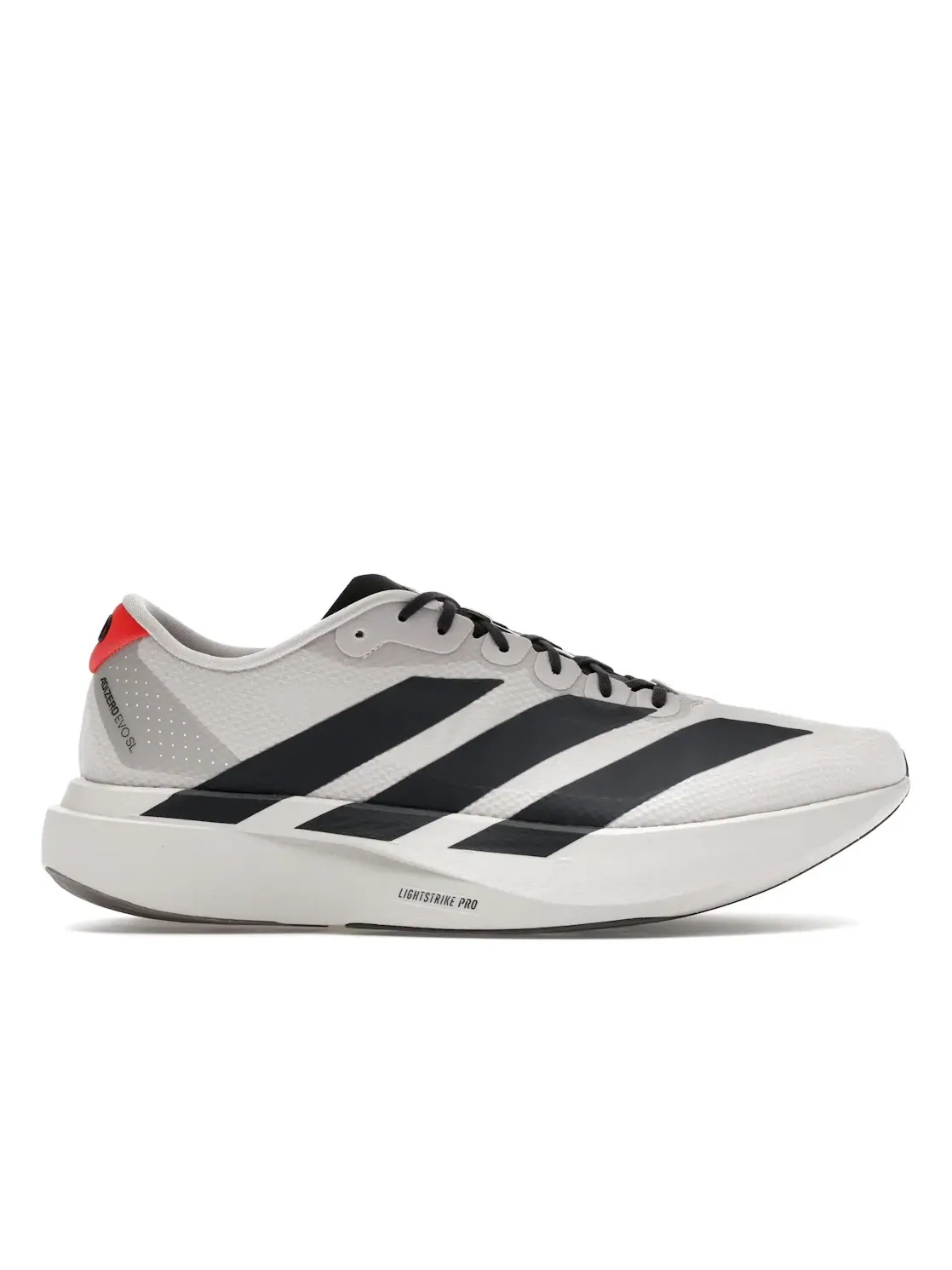 Мужские кроссовки для бега с мотоспортивным дизайном Adidas Adizero Evo SL — изображение 1 из 4, серый/черный/красный