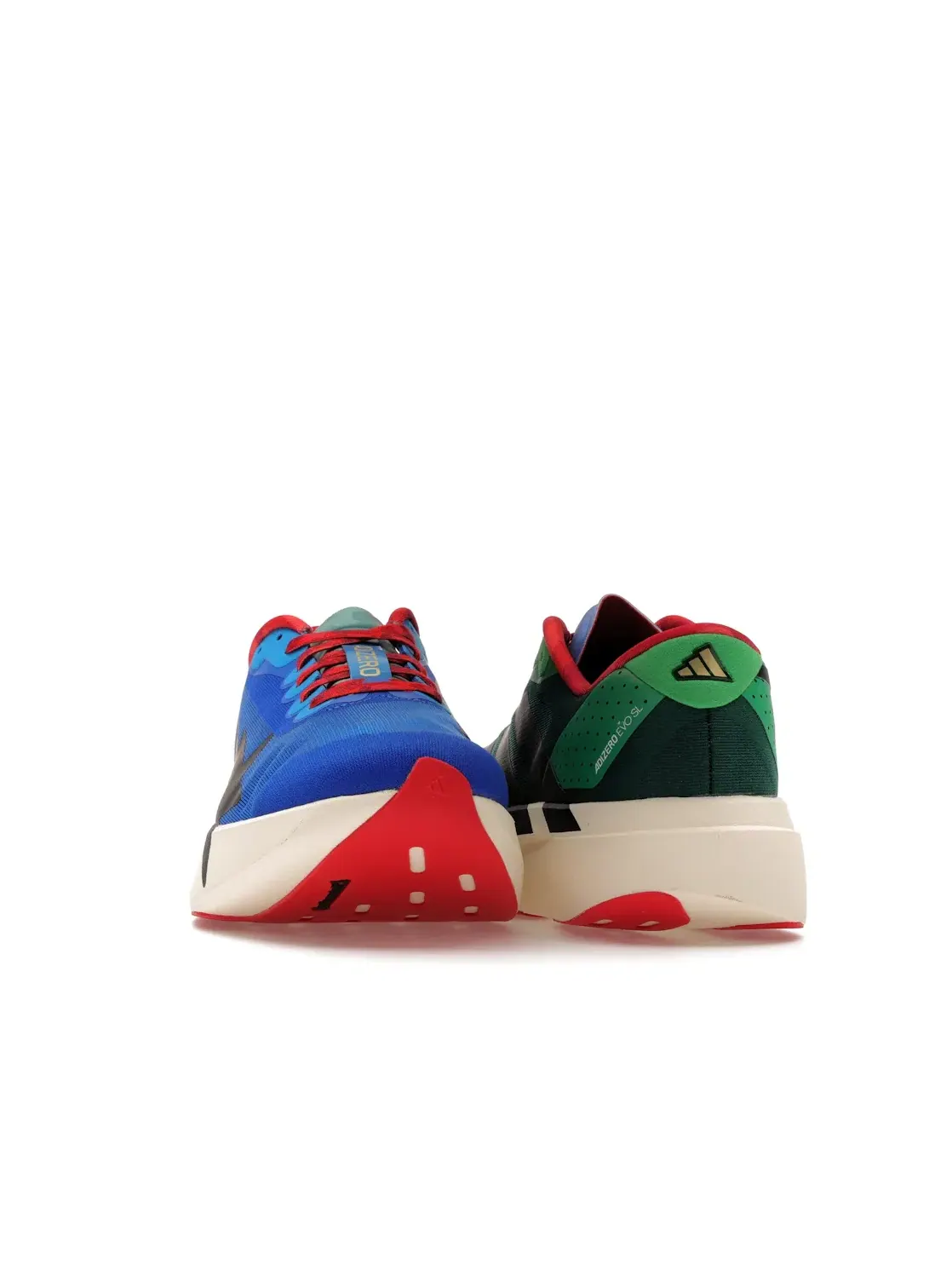 Мужские кроссовки с асимметричным дизайном Adidas Adizero Evo SL Bape — изображение 2 из 4, зеленый/мульти