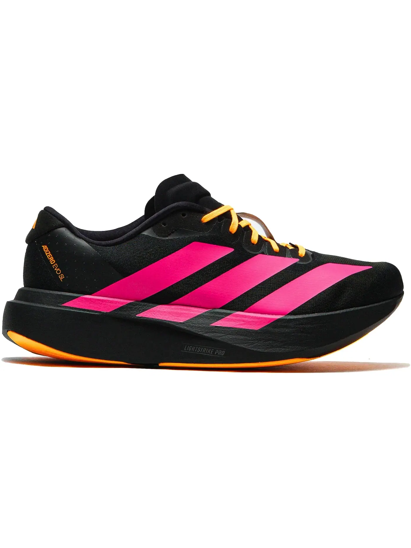 Мужские кроссовки для бега Adidas Adizero Evo SL — изображение 1 из 1, черный/розовый/оранжевый