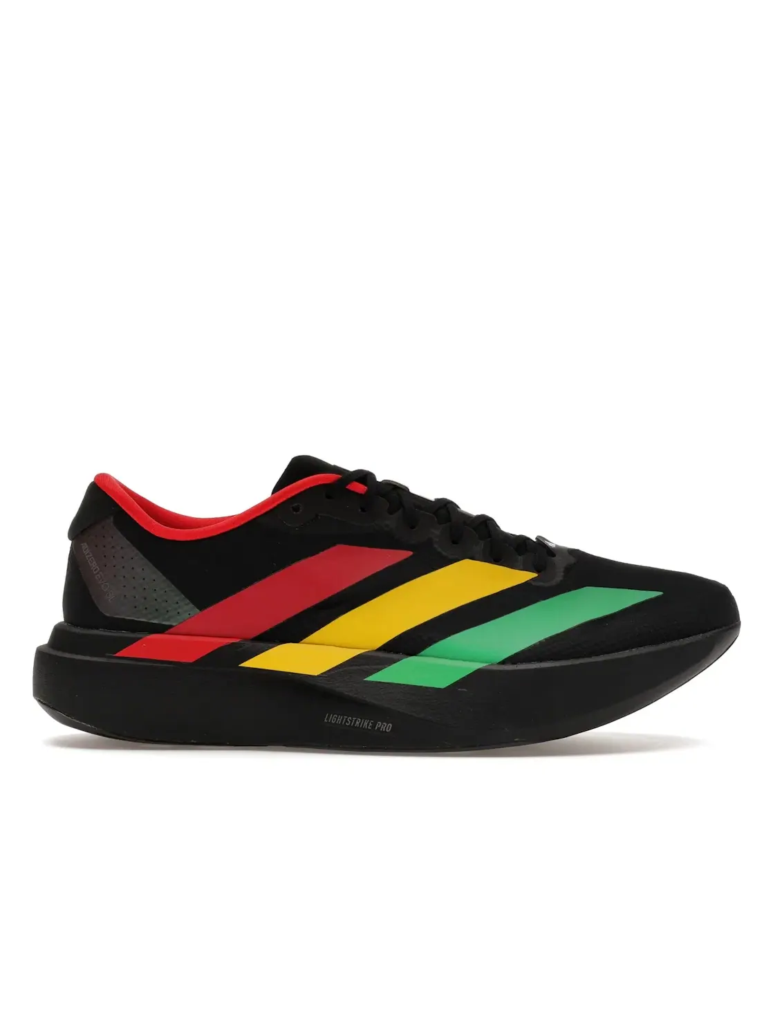Мужские кроссовки для бега с принтом Adizero Evo SL Bob Marley Adidas — изображение 1 из 4, черный//золотистый