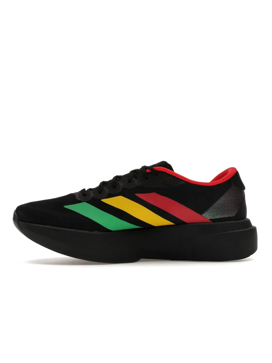 Мужские кроссовки для бега с принтом Adizero Evo SL Bob Marley Adidas — изображение 3 из 4, черный//золотистый