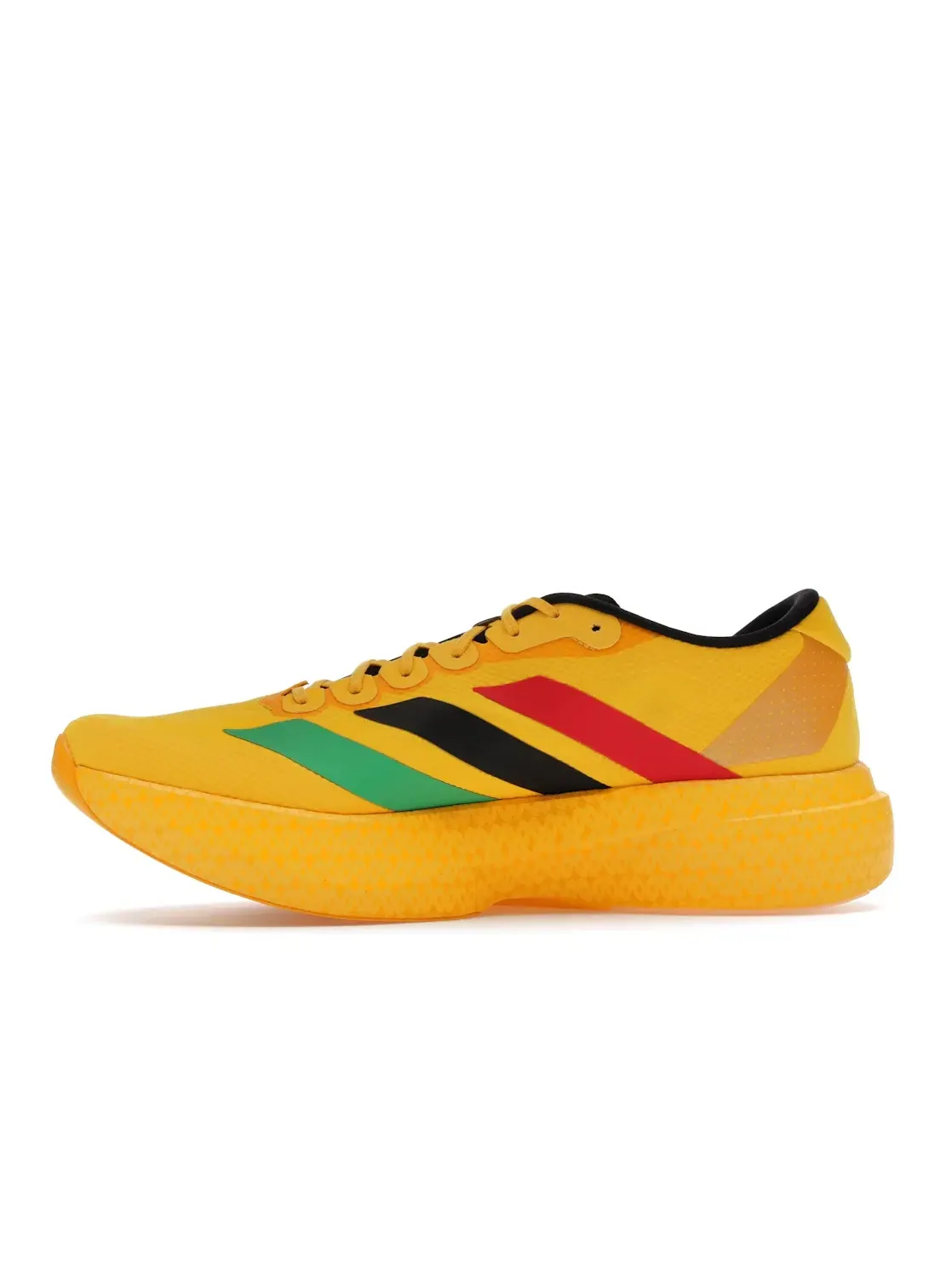 Мужские кроссовки для бега с дизайном Bob Marley Adidas Adizero Evo SL — изображение 3 из 4, золотистый черный