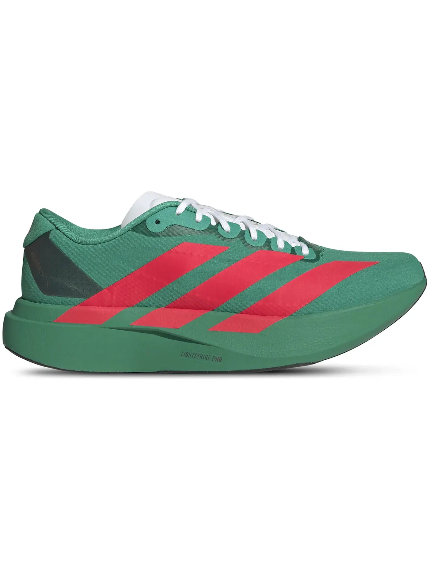 Мужские кроссовки для бега Adizero Evo SL Adidas — изображение 1 из 1, зеленый красный