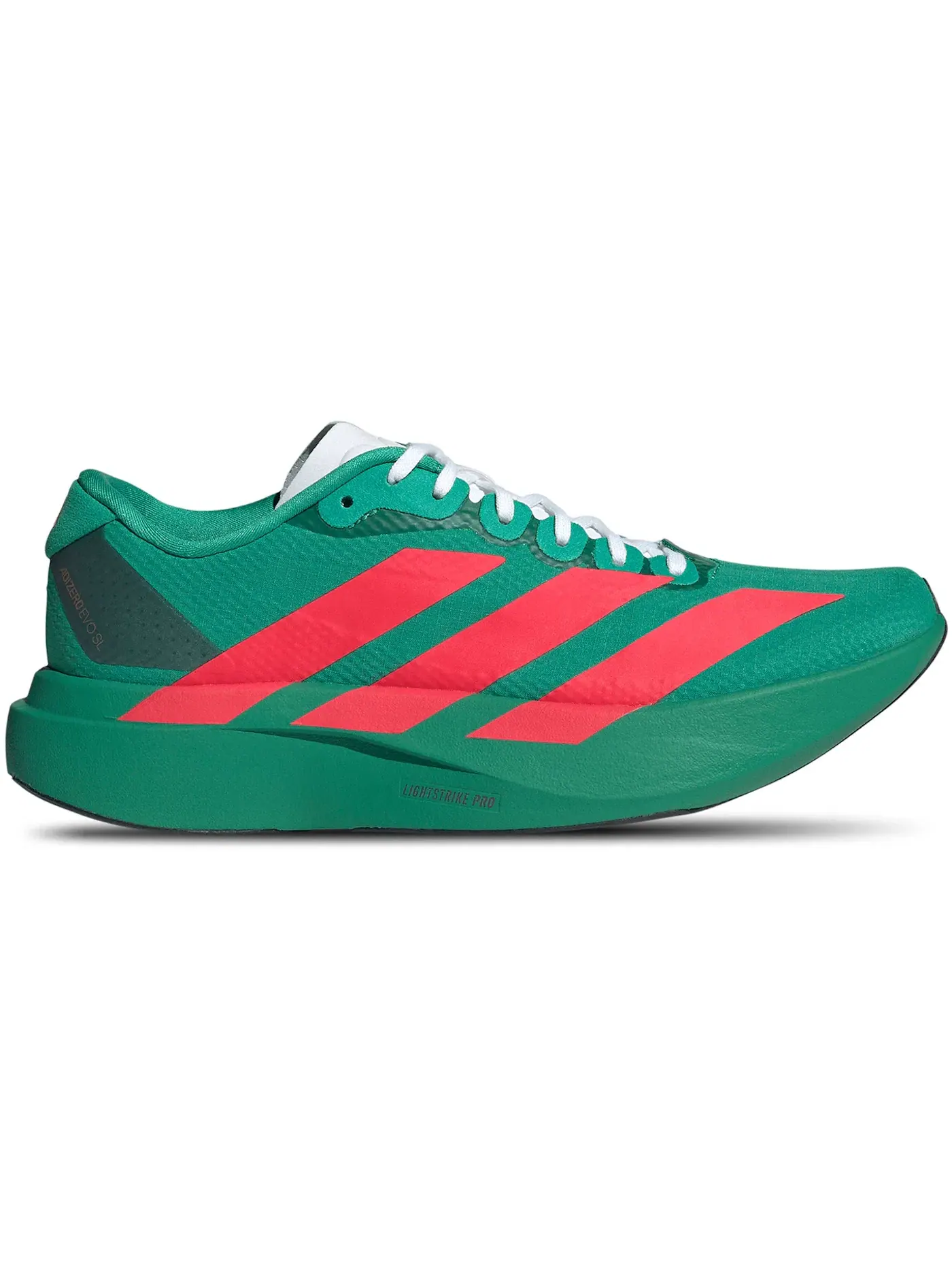 Женские кроссовки для бега Adizero Evo SL Adidas — изображение 1 из 1, зеленый красный белый